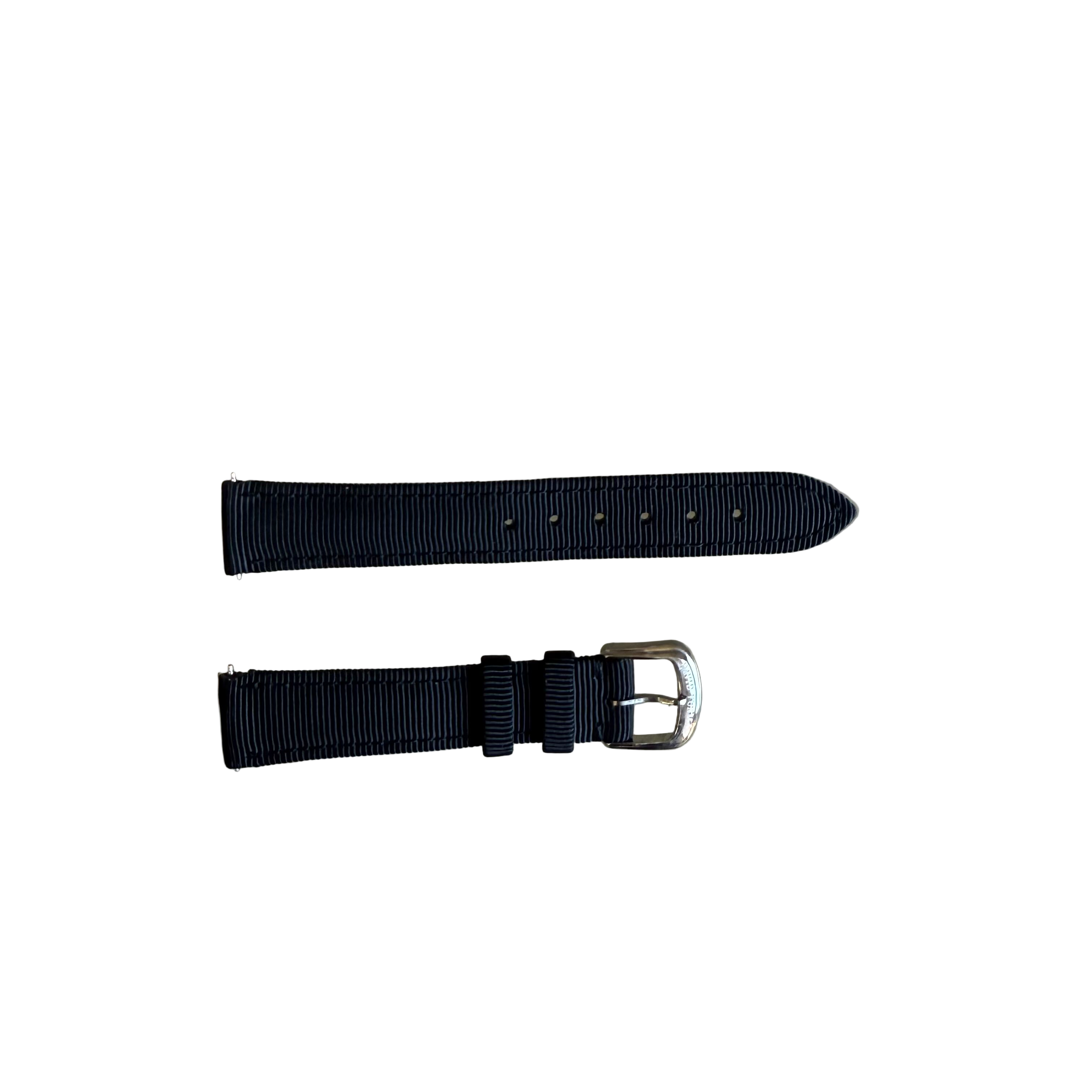 Authentic David Yurman Black Satin Watch Strap Band 15mm w Buckle