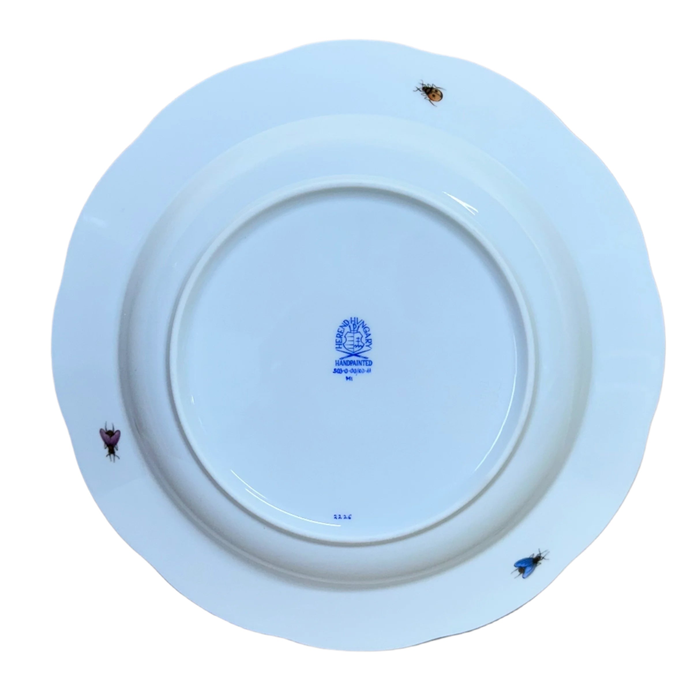 Herend Porcelain Large Rim Soup Bowl Rothschild Bird 503-0-00/R0-11