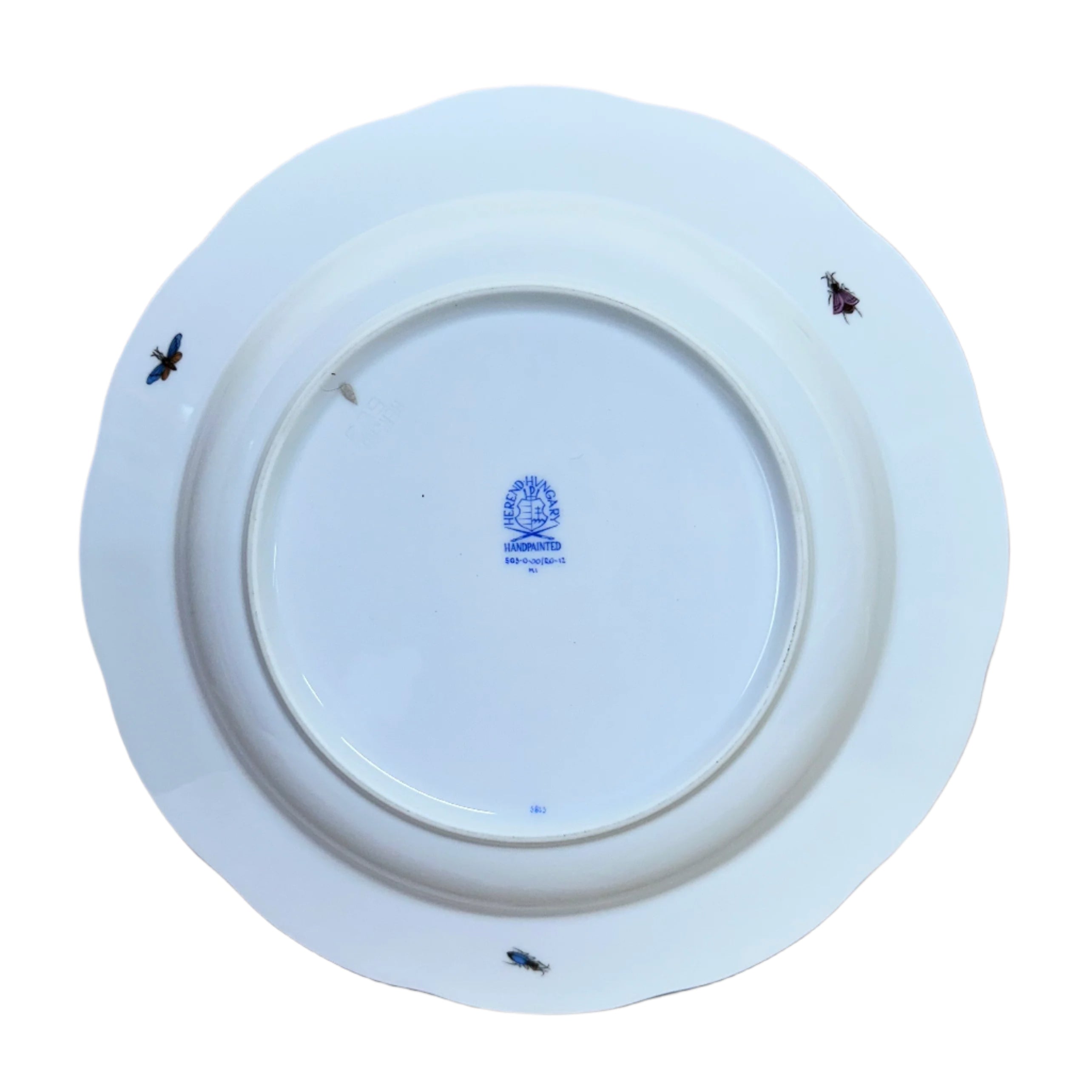 Herend Rothschild Bird Porcelain Large Rim Soup Bowl 503-0-00/R0-12