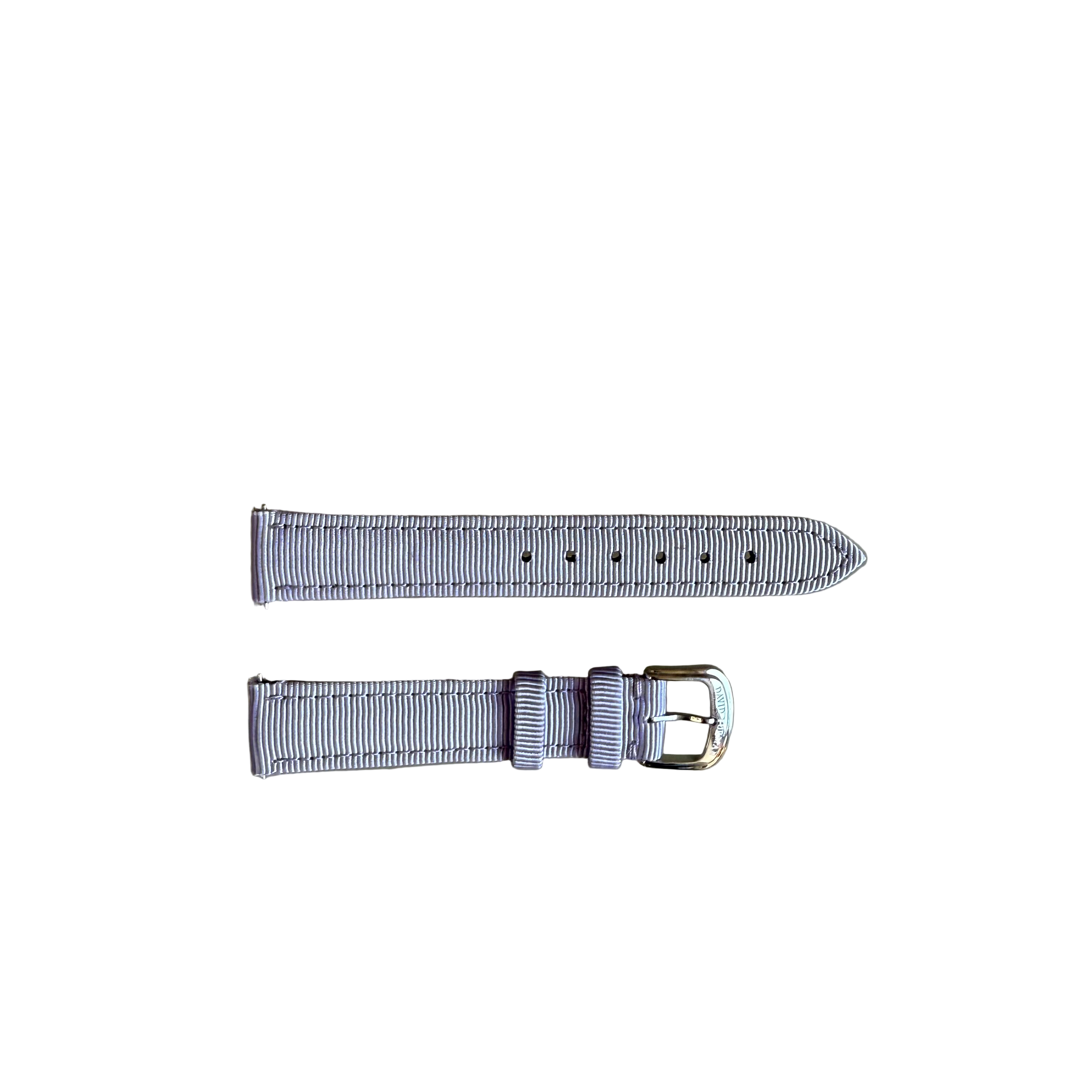 Authentic David Yurman Purple Satin Watch Strap Band 15mm w Buckle