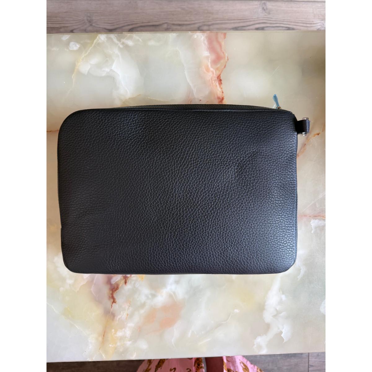 S. T. Dupont Neo Capsule Black Leather Pouch 181243