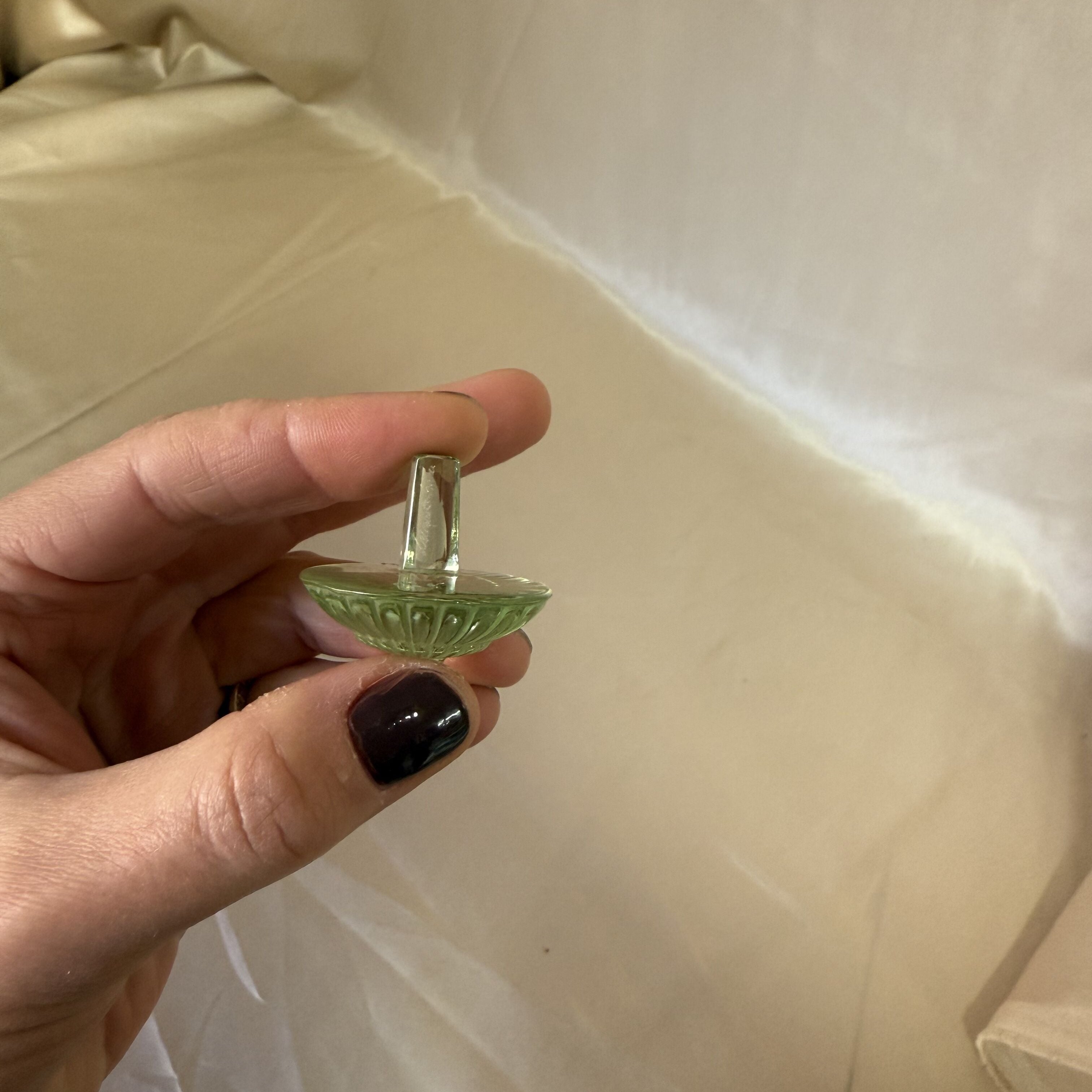 Lalique Crystal Toupie Spinning Top Dreidel 70009