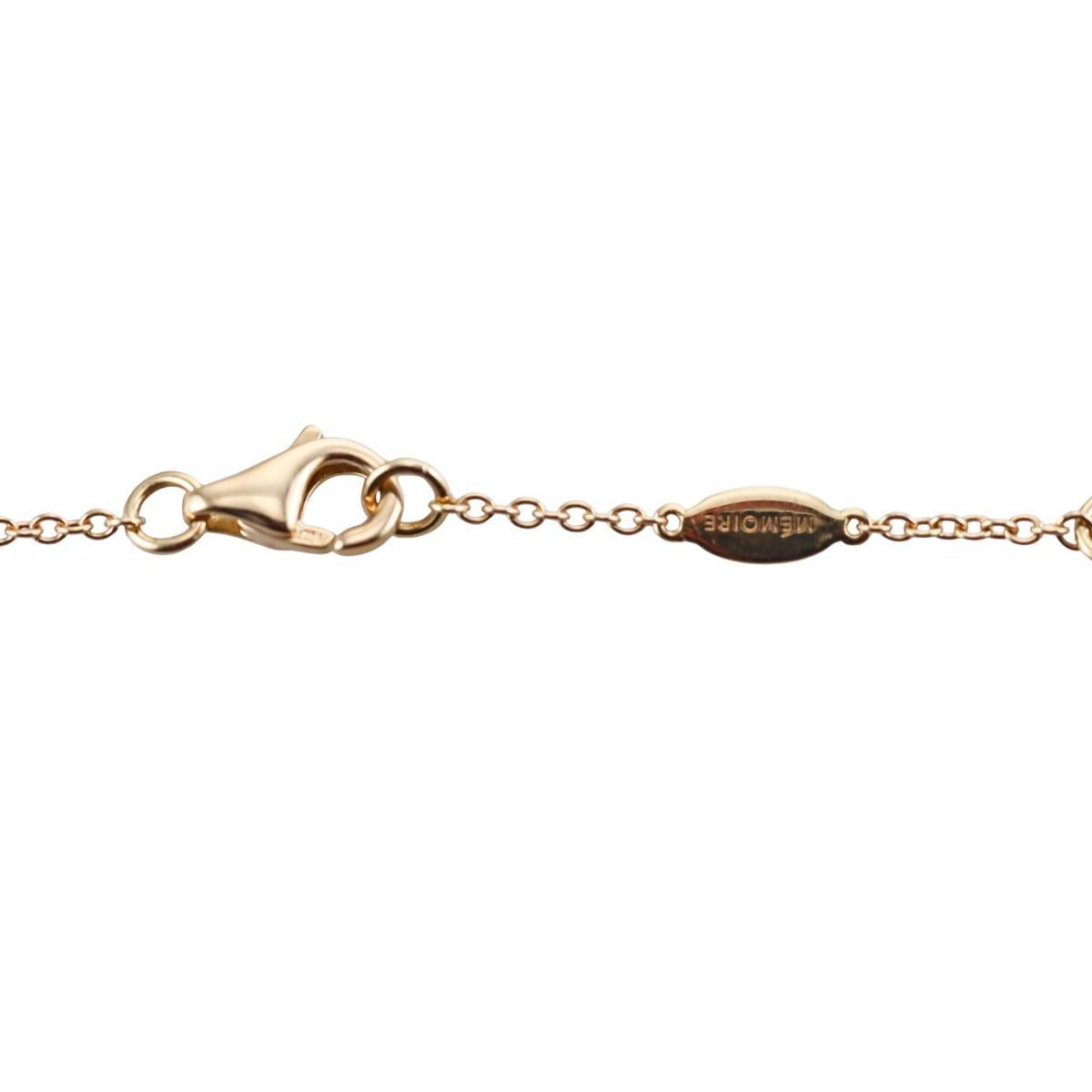 Memoire Luna 18k Gold Diamond Star Pendant Necklace