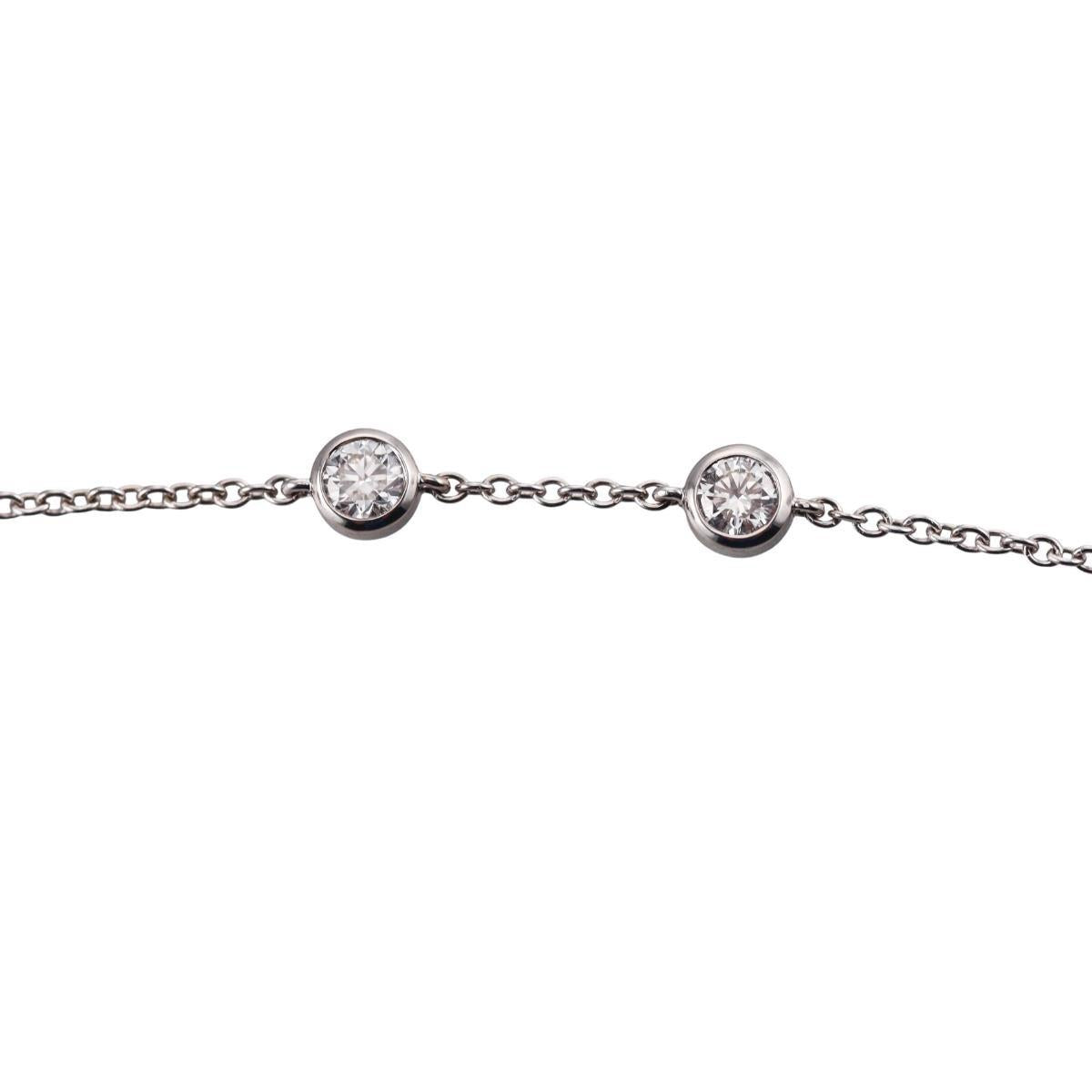 Memoire Diamond 18k Gold Station Necklace