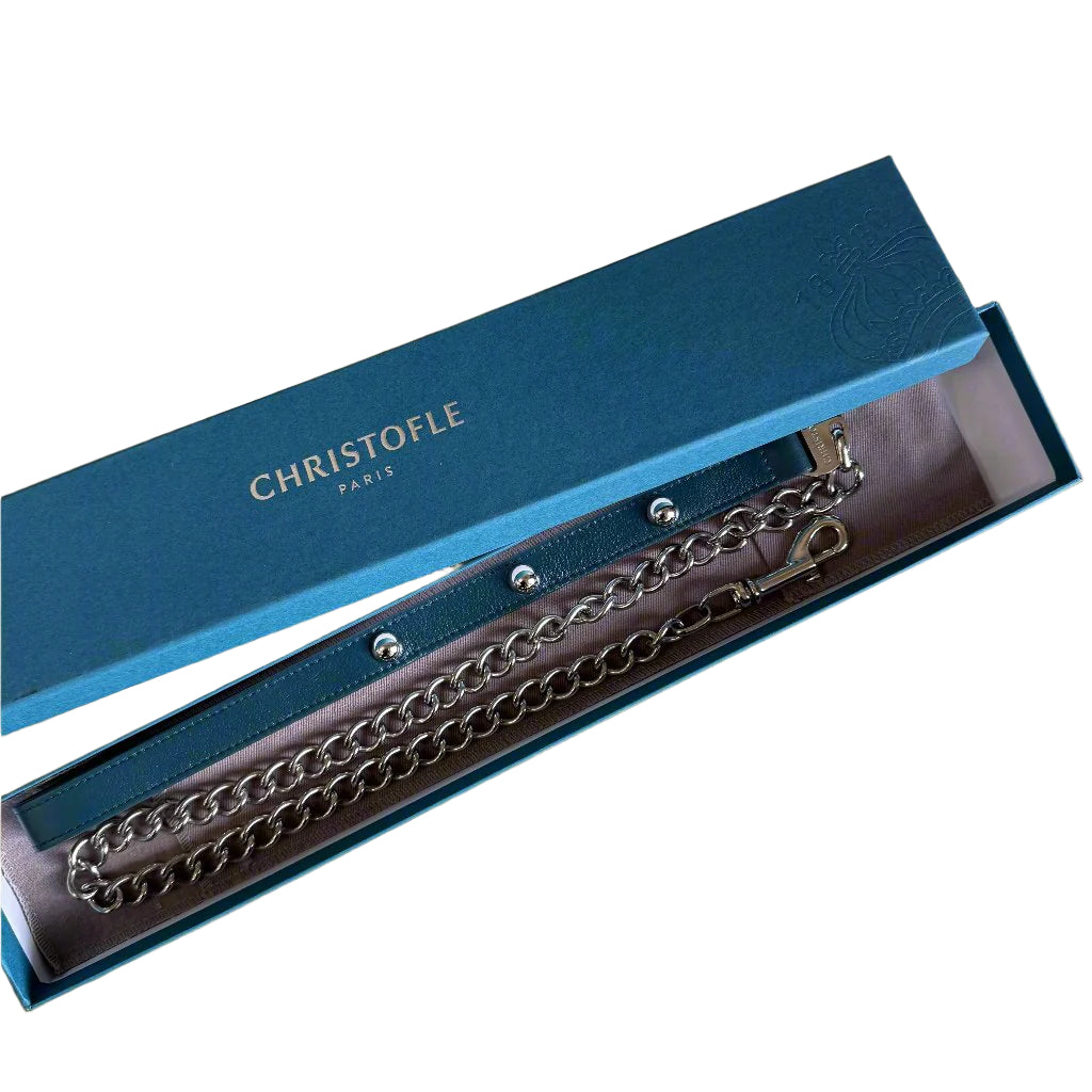 Christofle Royal Jack Leather Leash B0598000502