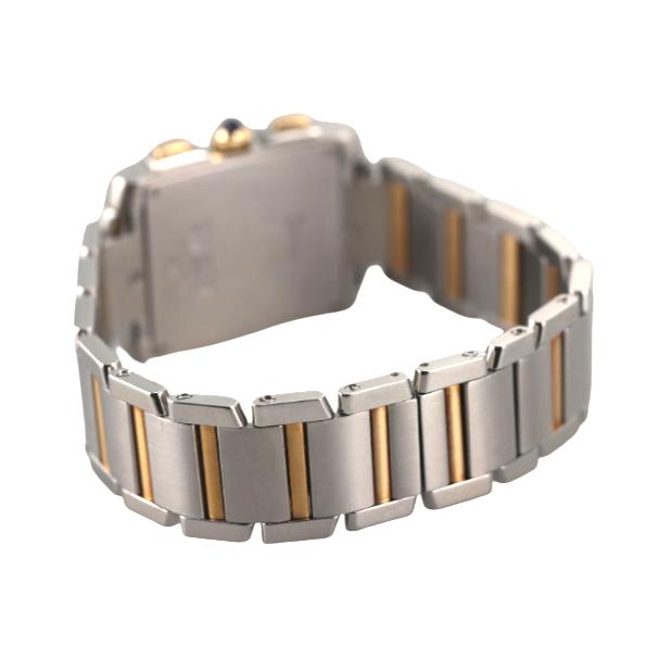 Cartier Tank Francaise Chronoflex Two Tone Automatic Watch 2303