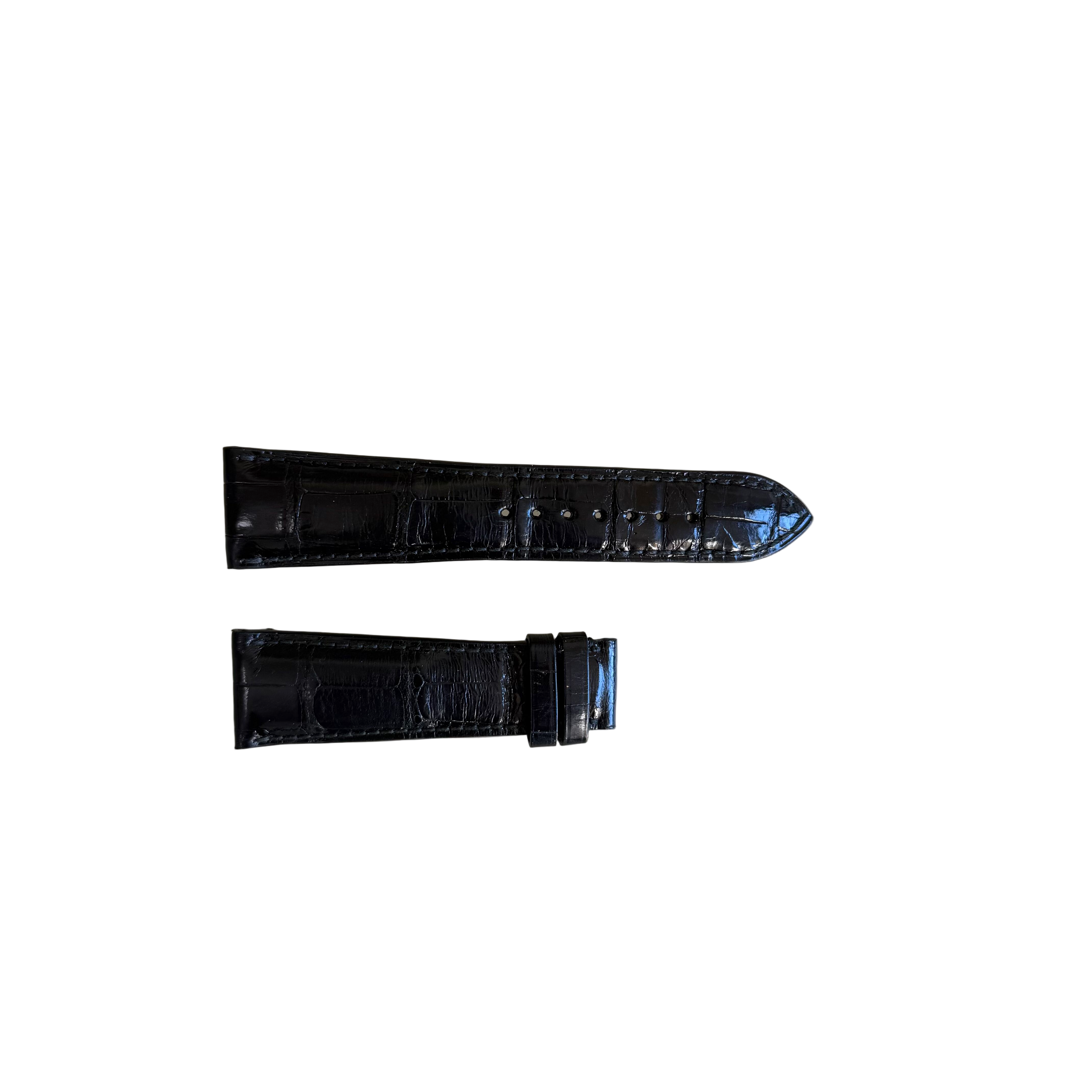 Authentic Zenith Black Alligator Watch Strap Band 23mm