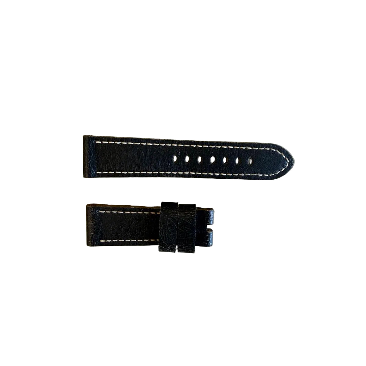 Authentic Panerai Brown Leather Watch Strap Band 24mm
