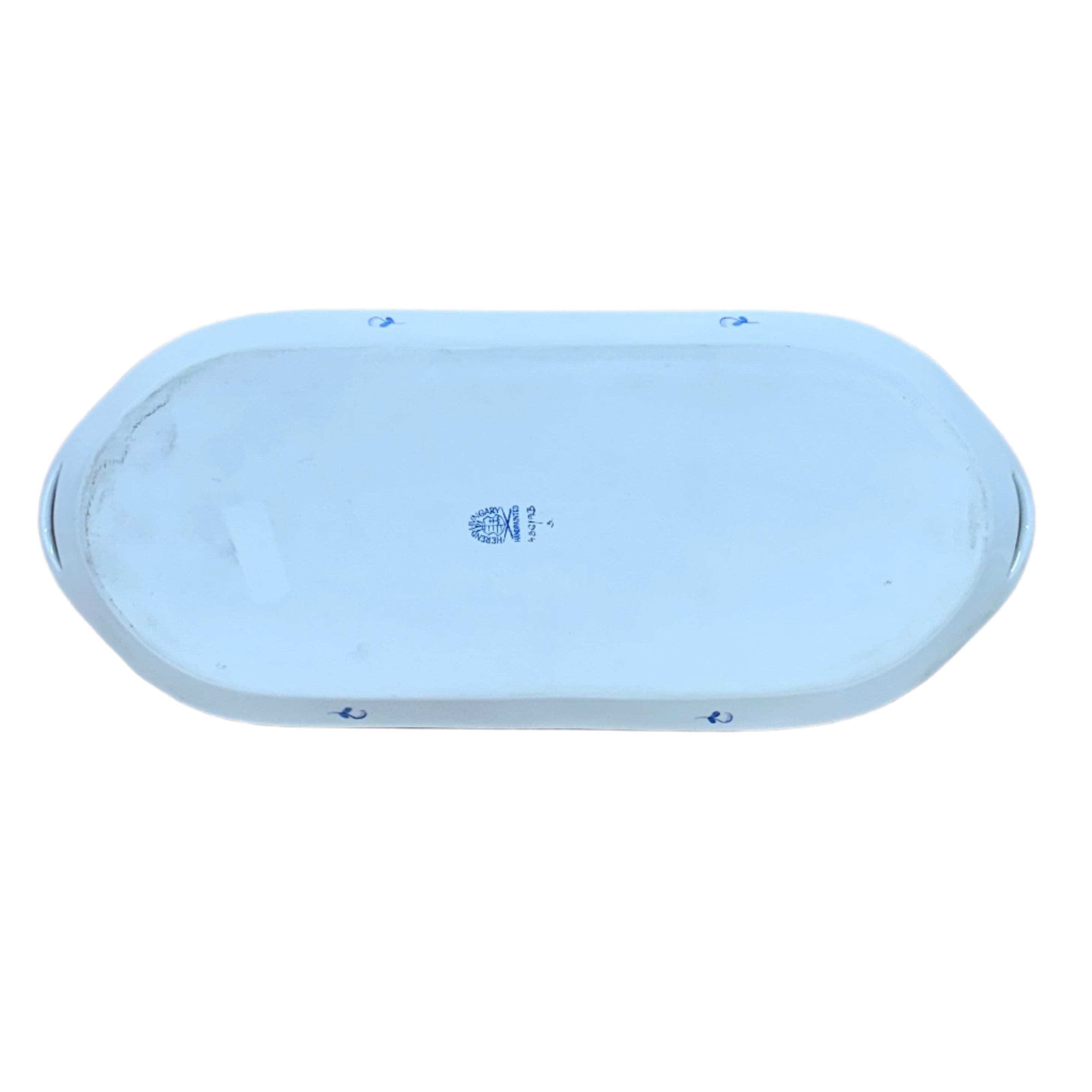 Herend Porcelain Sandwich Tray Chinese Bouquet 436/AB Set of 2