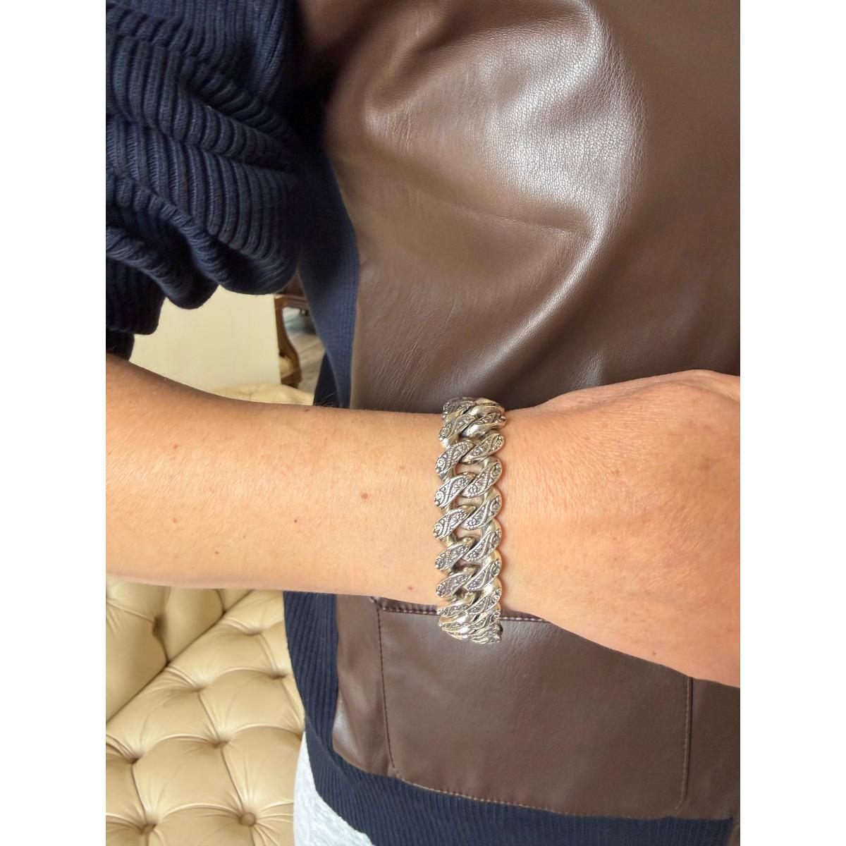 Konstantino Plato 18k Yellow Gold Sterling Bracelet