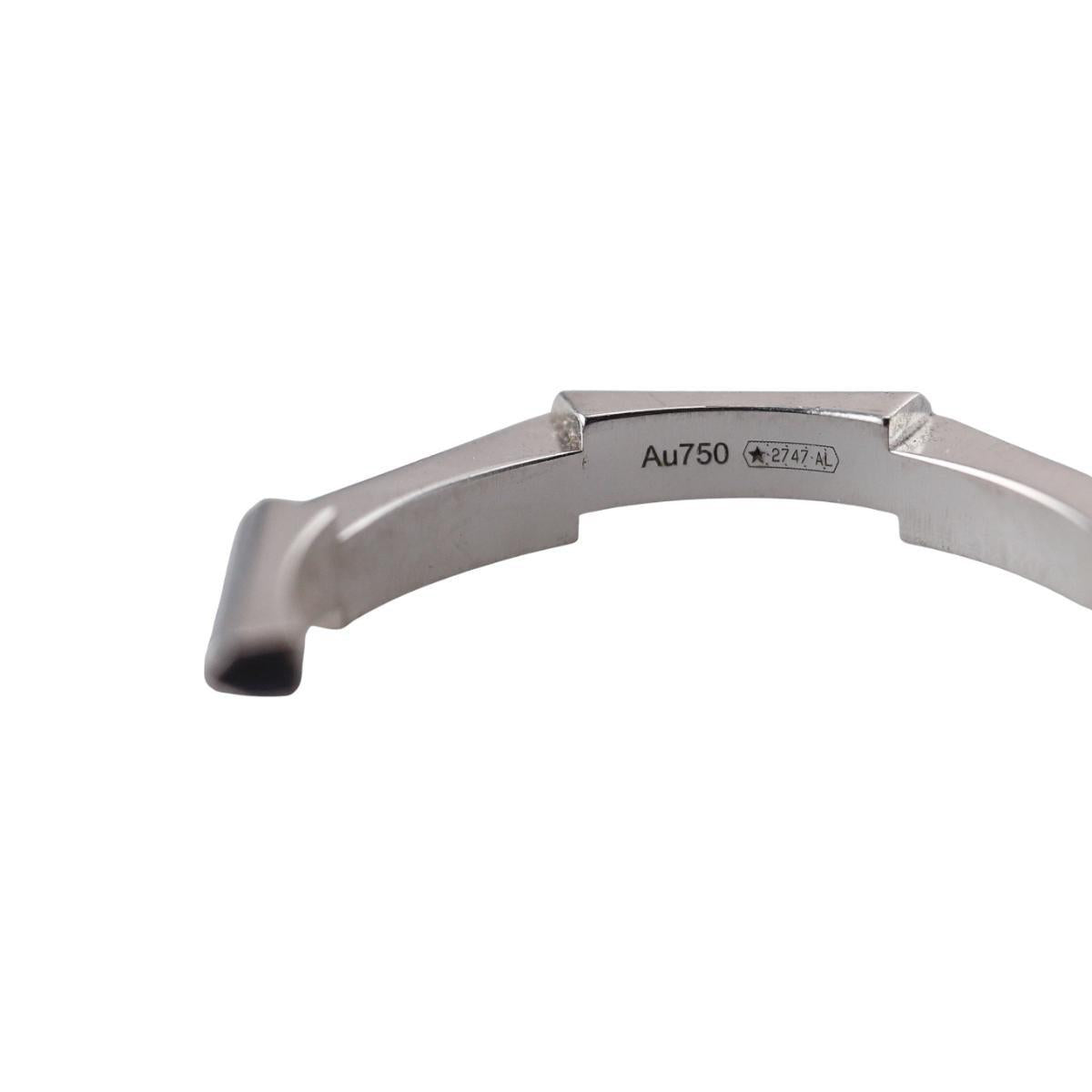18k Gucci Link to Love White Gold Ring Retail $1050