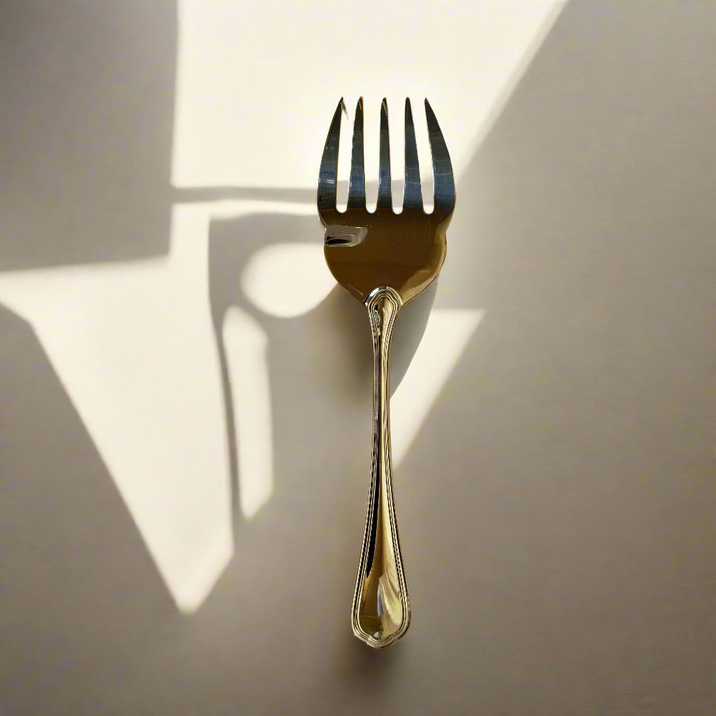 Christofle Spatours Old Style Fish Serving Fork 0012080