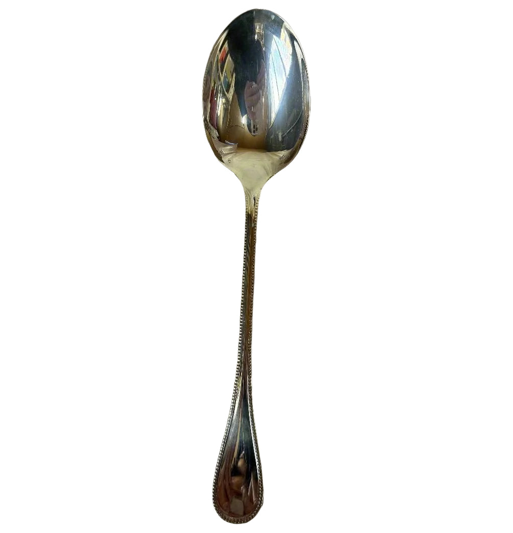 Christofle Perles Silver Plated Serving Table Spoon B00010006