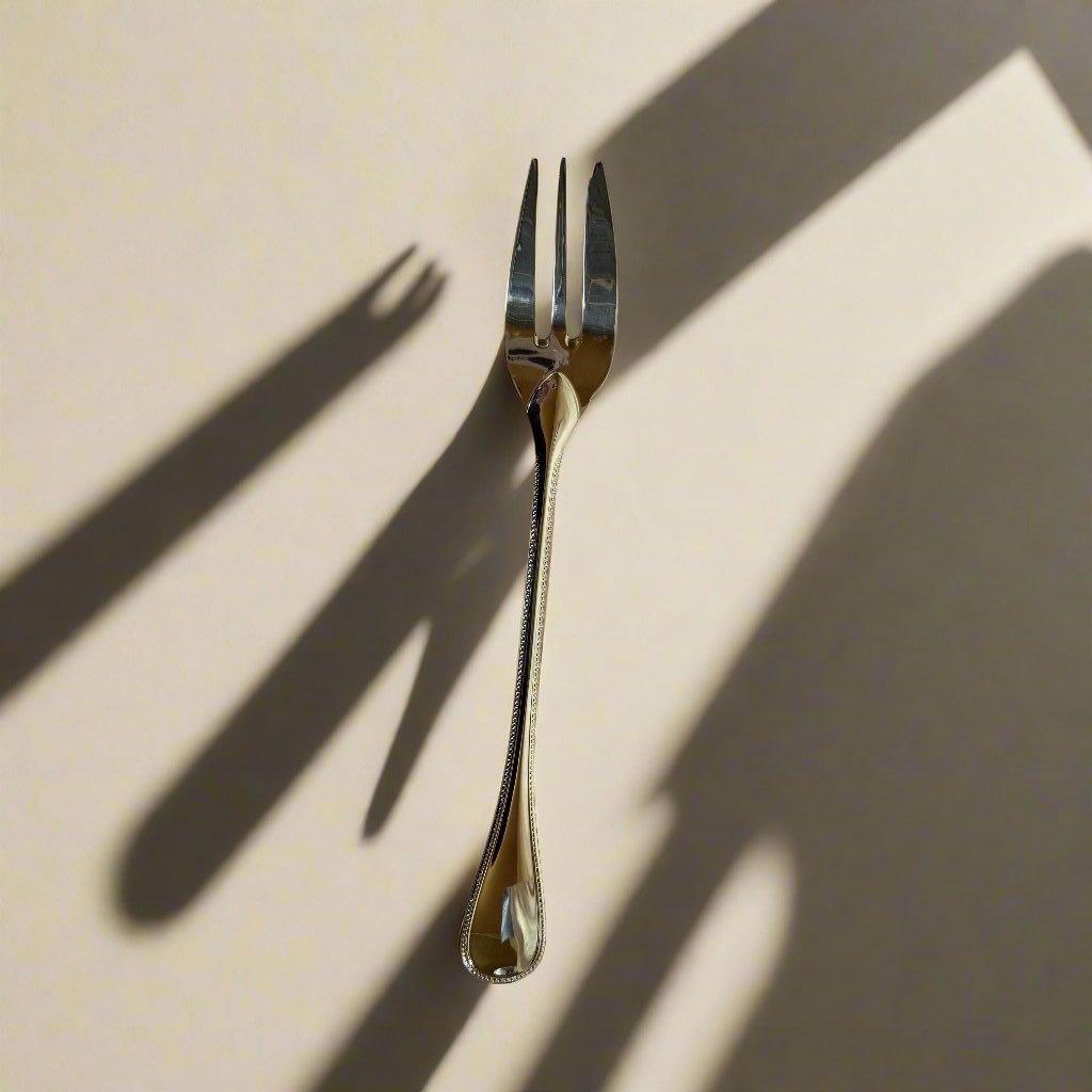 Christofle Perles Serving Fork Large B00010007