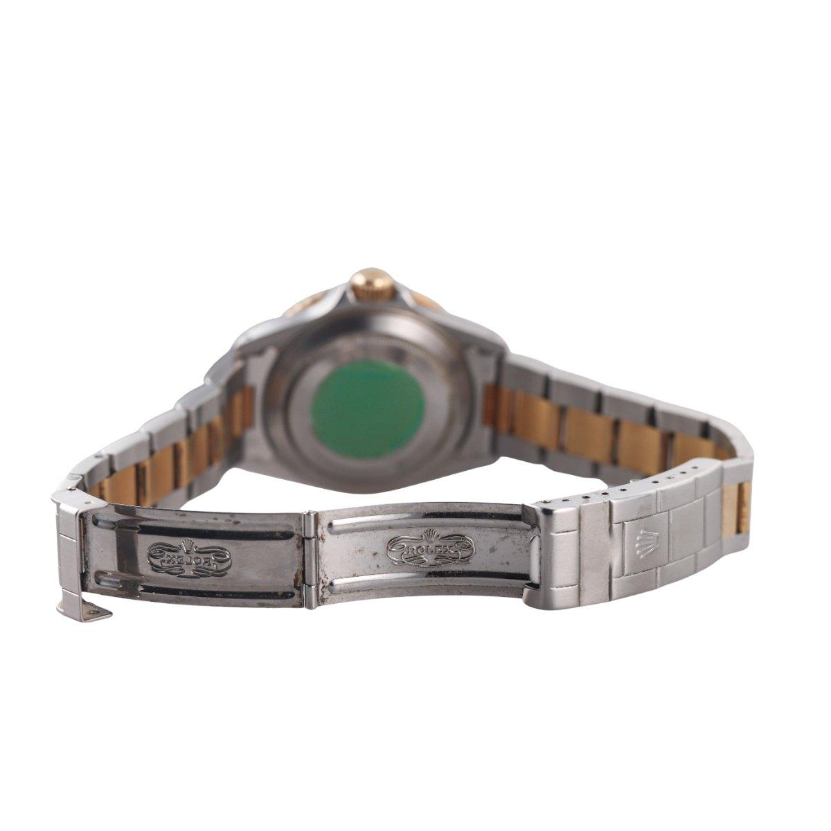 Rolex Submariner Black Two Tone Gold Steel 40mm Watch 16613