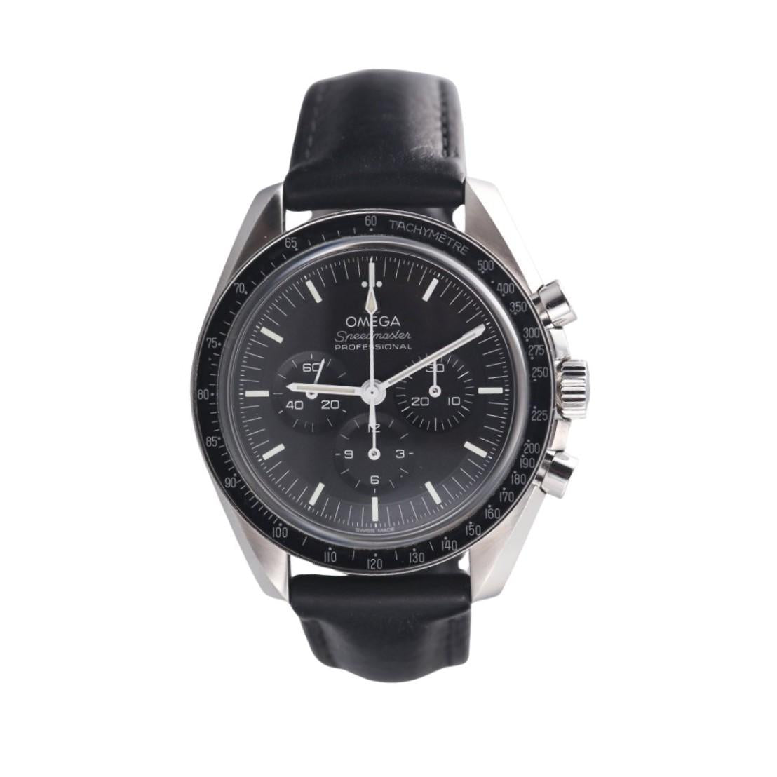 Omega Speedmaster Moonwatch Chronograph Black Dial Watch 310.32.42.50.01.002