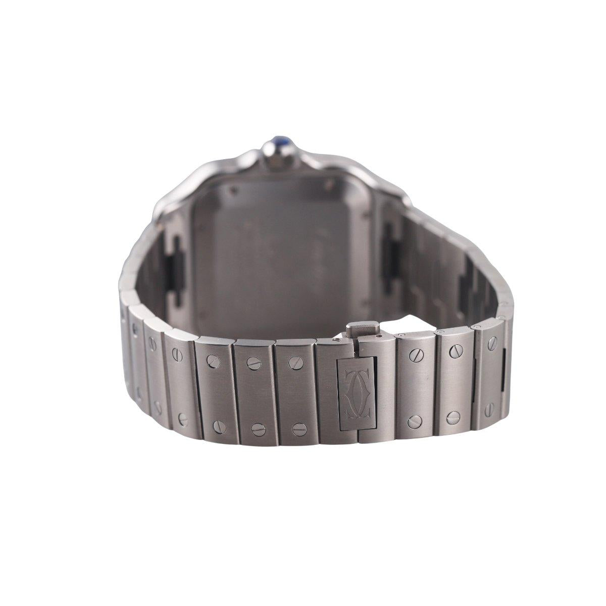 Santos de Cartier Large Model Automatic Steel Watch WSSA0018
