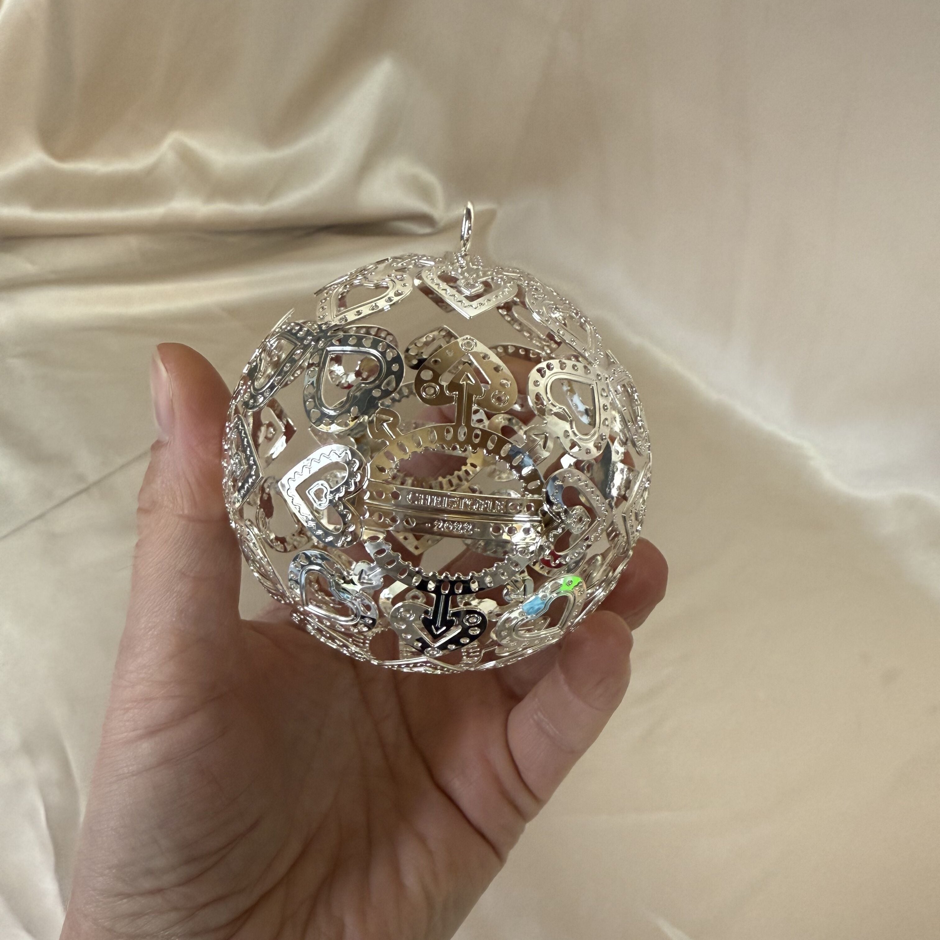 Christofle Christmas De Noel 2022 Ornament Ball 4254662