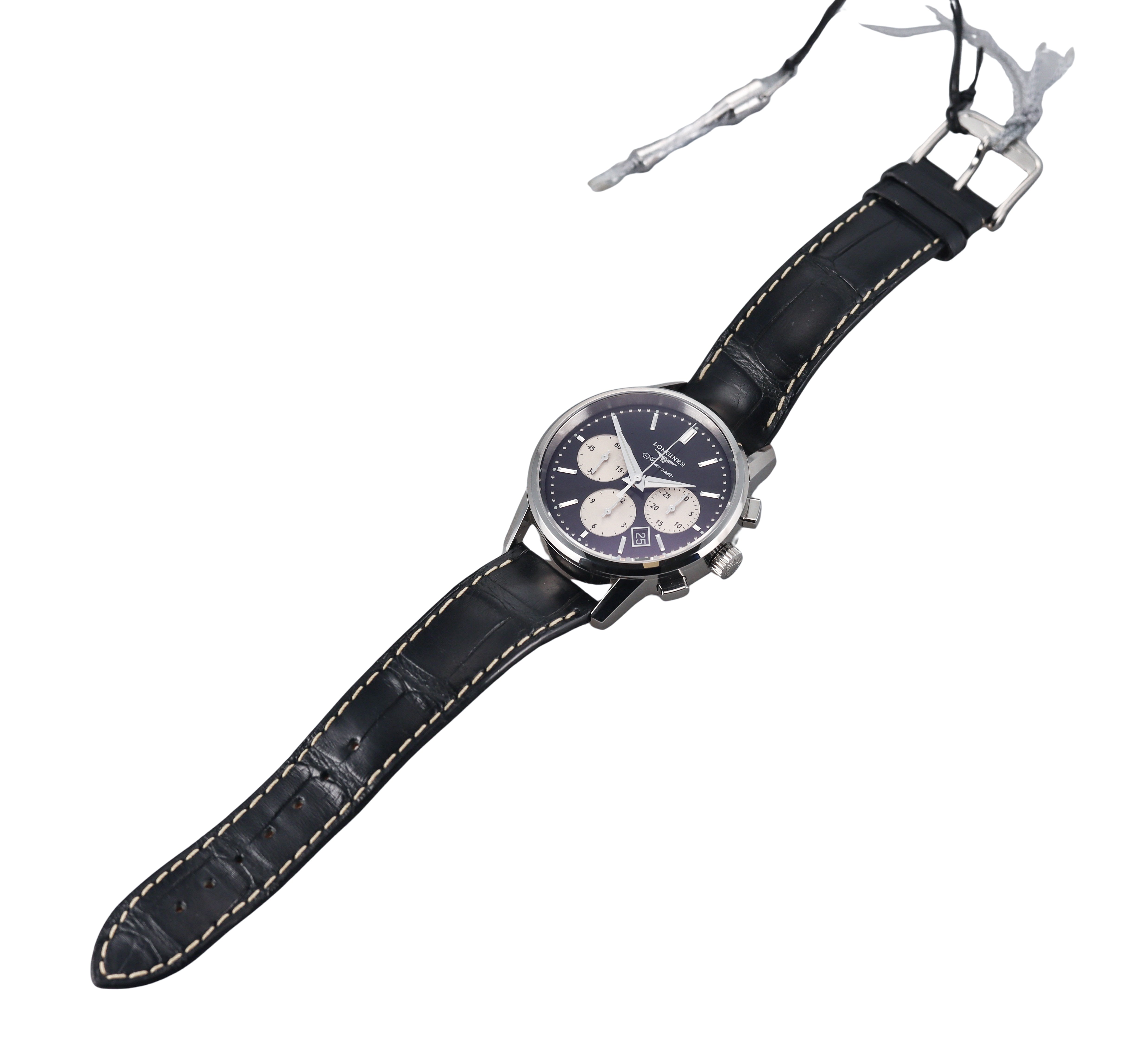 Longines Heritage Chronograph Automatic Steel Watch L2.749.4.92.0