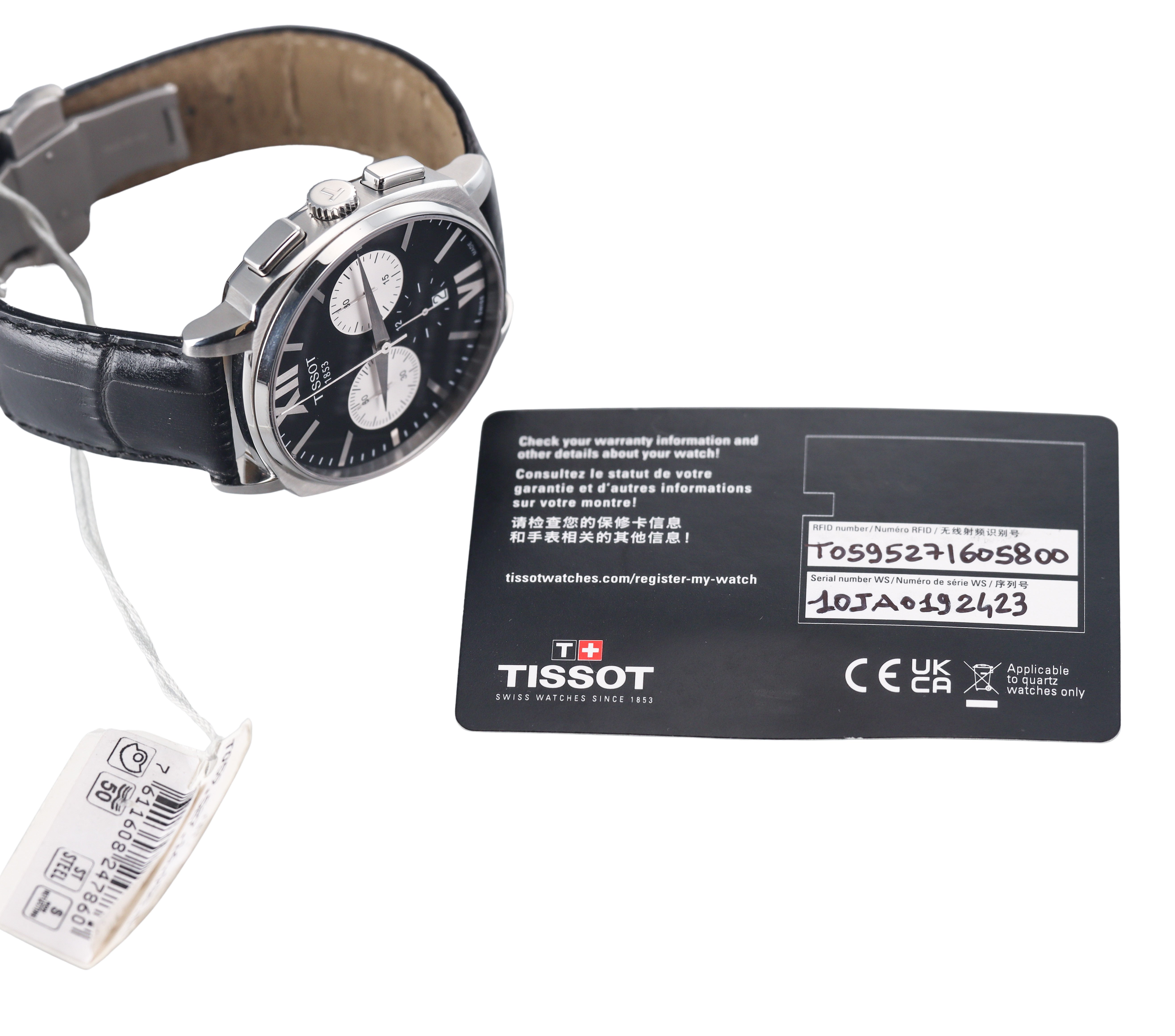 Tissot T-Lord Chronograph Automatic Steel Watch T0595271605800