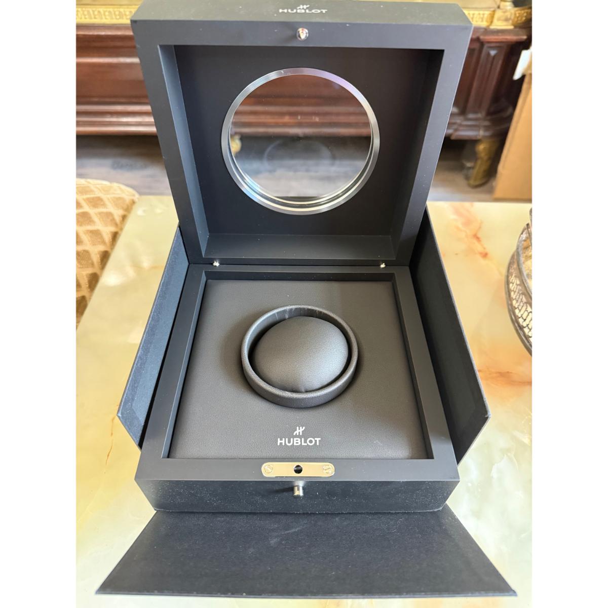 Hublot Classic Fusion Blue Dial Ceramic Chronograph Watch 521.CM.7170.RX