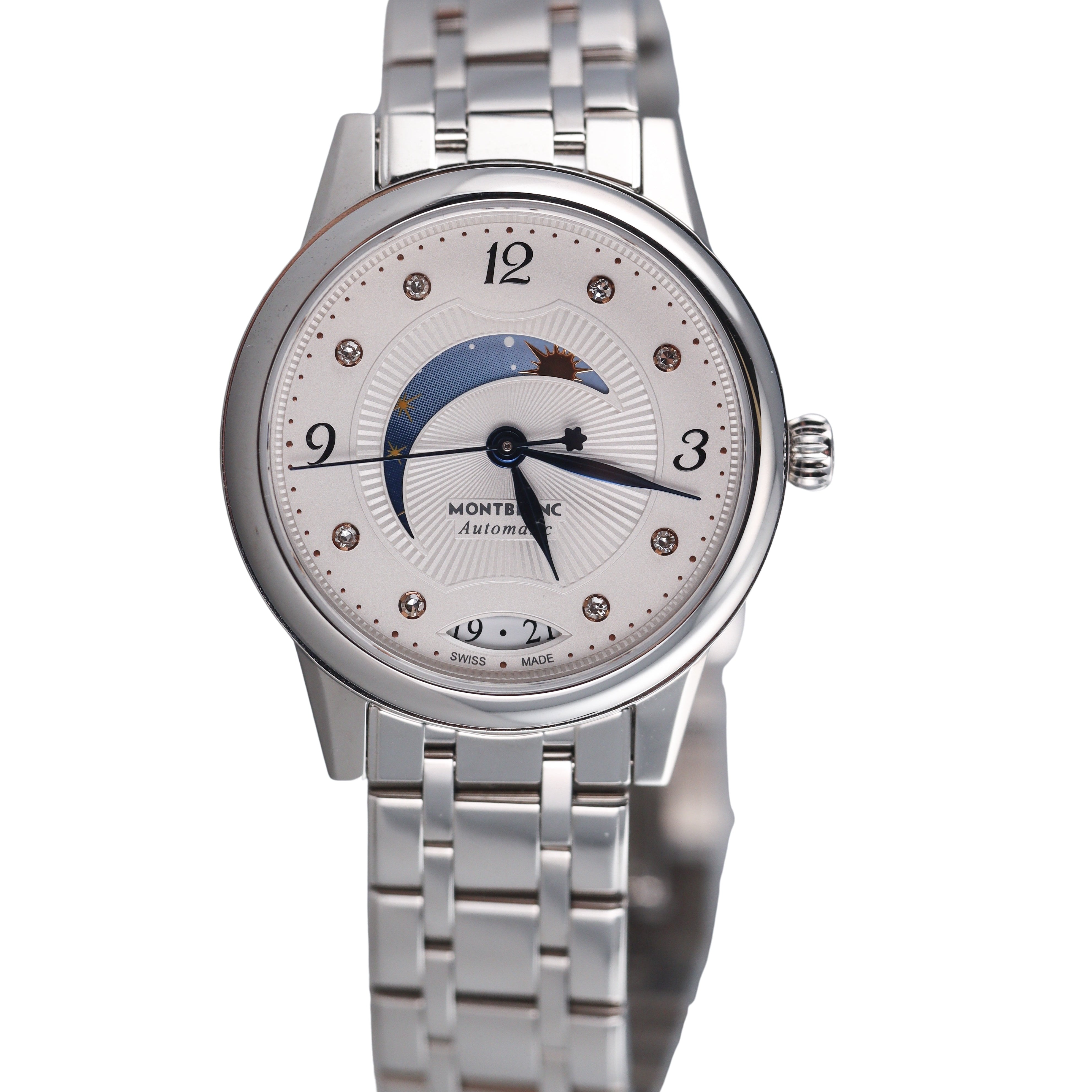 Montblanc Lady Boheme Diamond Automatic Night & Day Watch 114731