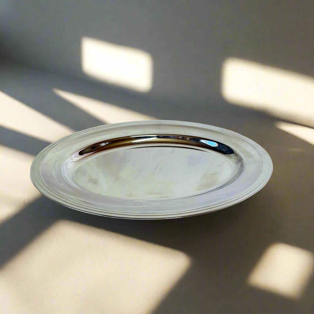 Christofle Albi Silver Plated Meat Platter-Oval Tray 3802132