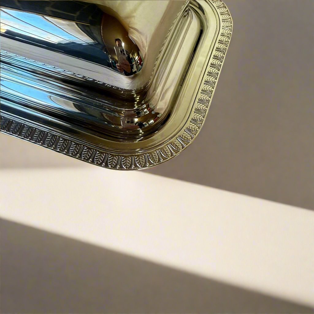 Christofle Malmaison Silver Plated Rectangular Butter Dish 4224740