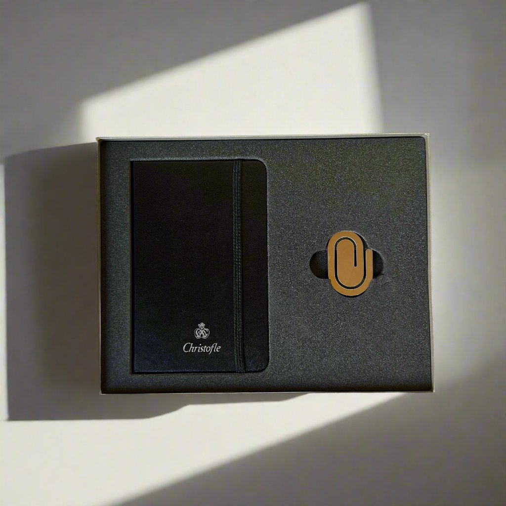 Christofle by Neil Poulton Notebook Bookmark Sterling Silver Gift Set 4251306