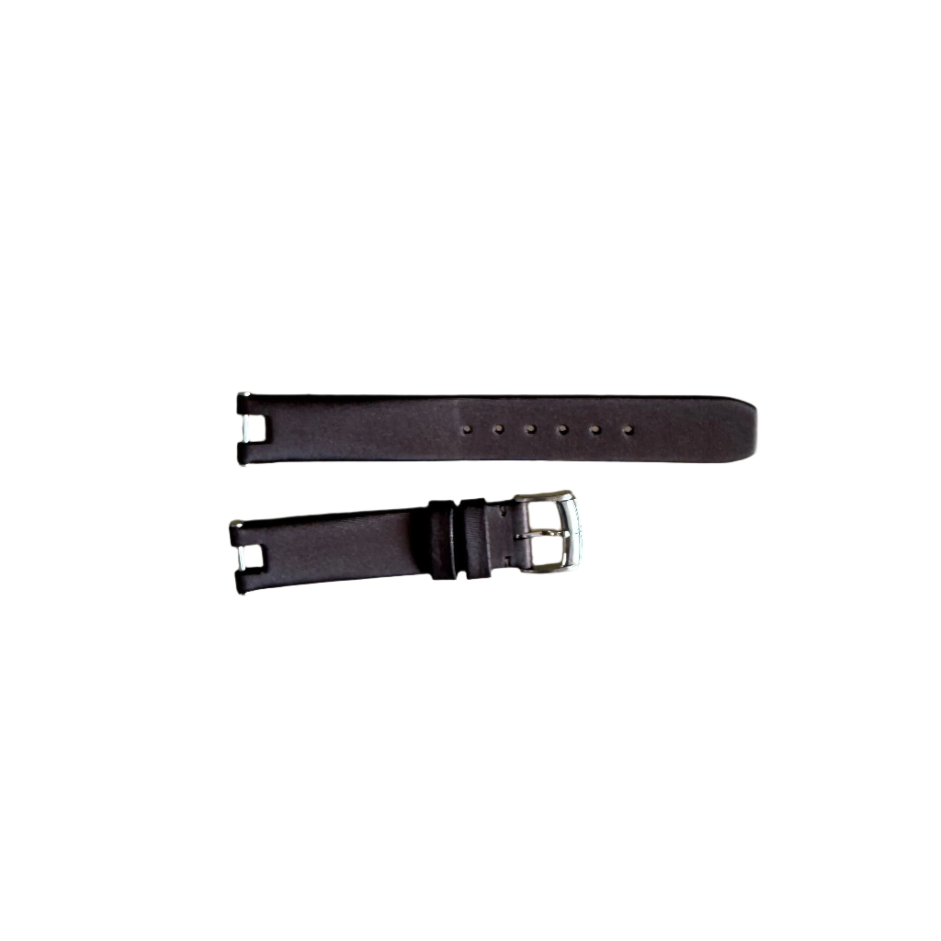 Authentic Baume & Mercier Brown Satin Watch Strap Band 14mm with Buckle