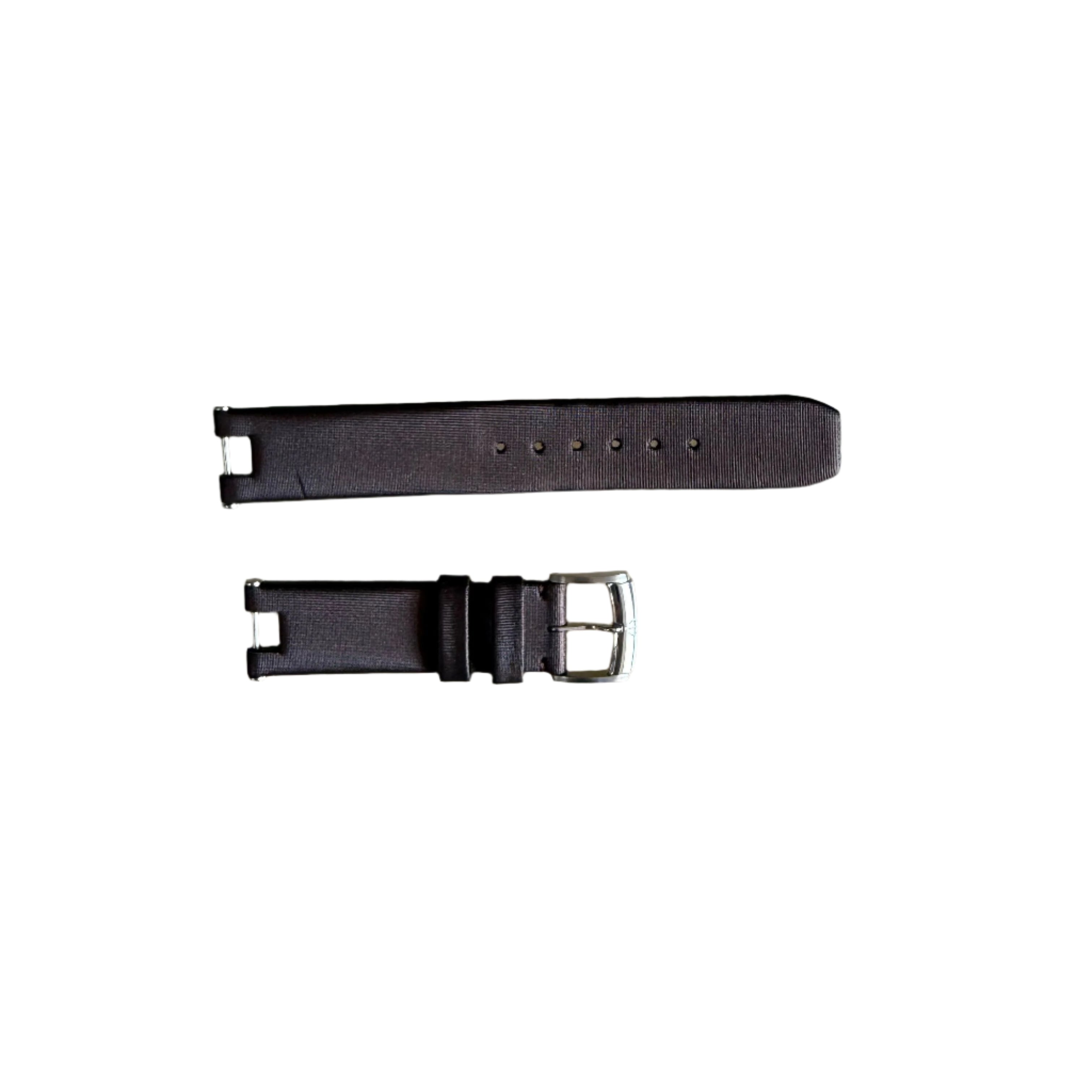 Authentic Baume & Mercier Brown Satin Watch Strap Band 16mm with Buckle