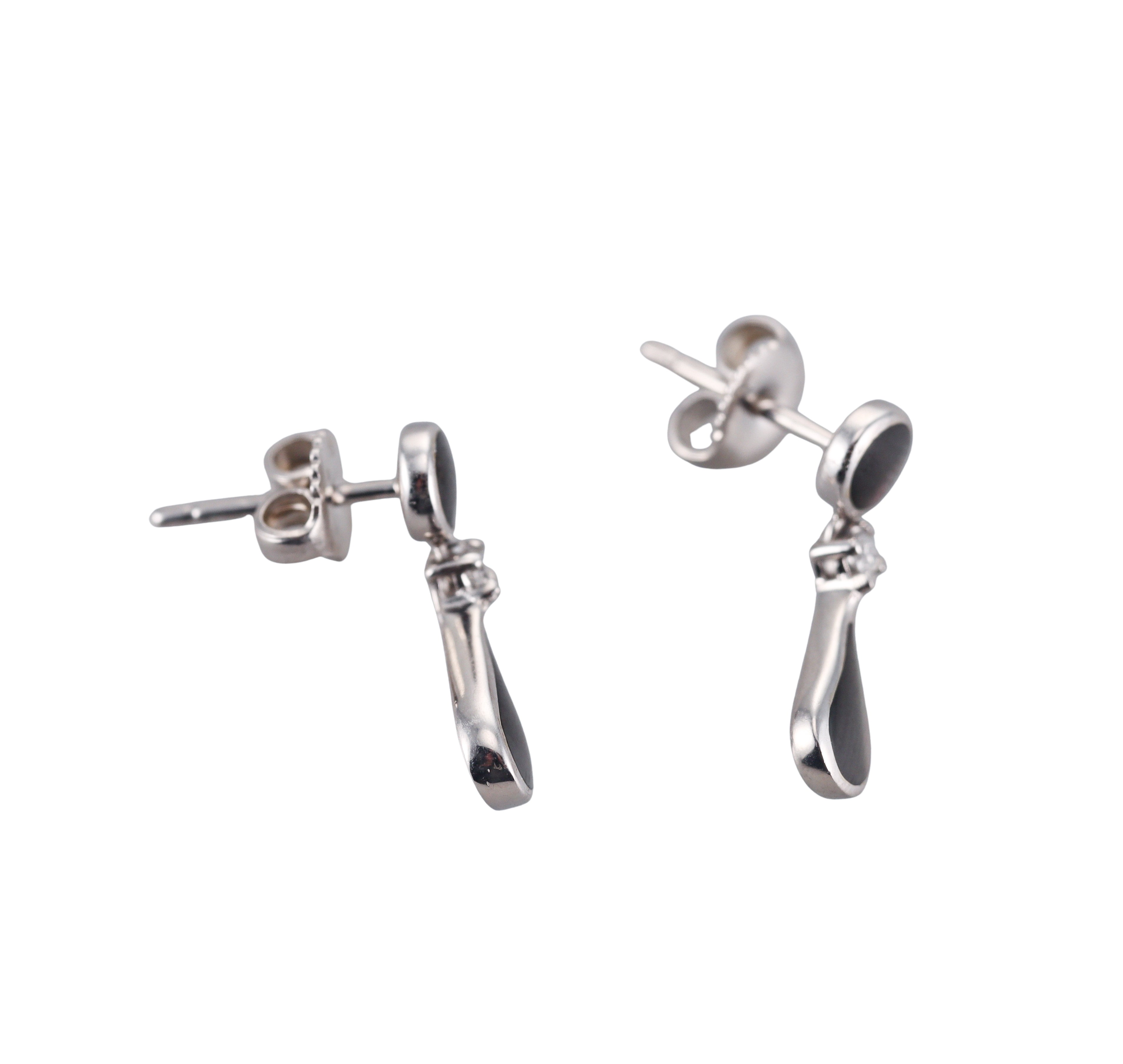 Kabana 14K White Gold Mother of Pearl Diamond Drop Earrings