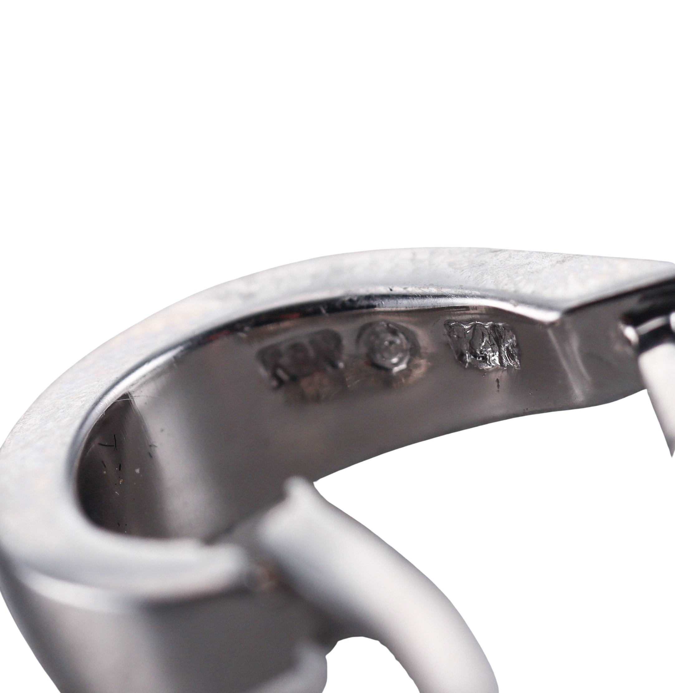 Kabana 14K White Gold Black Onyx Earrings