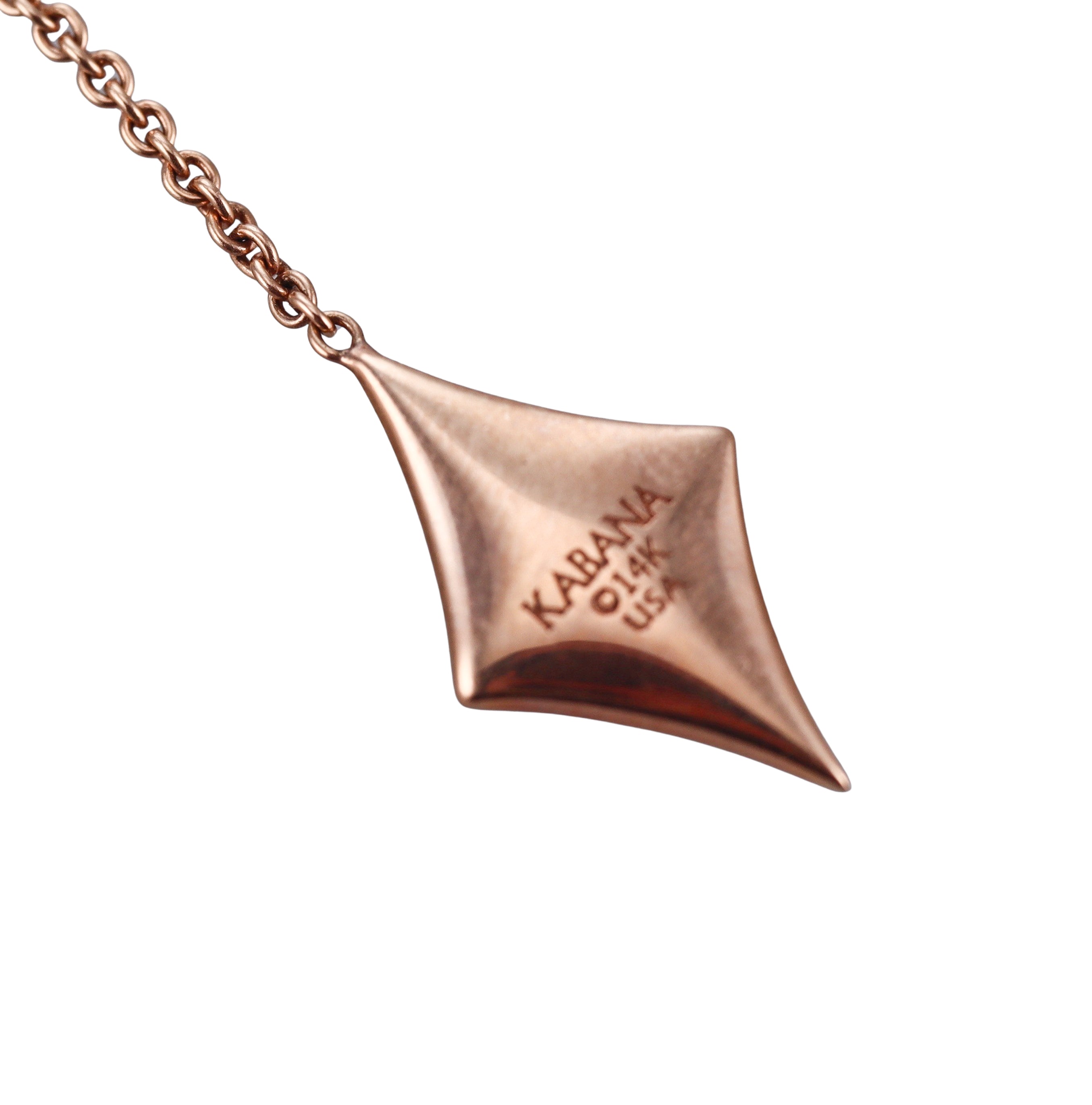 Kabana 14K Rose Gold Pink Mother of Pearl Drop Earrings