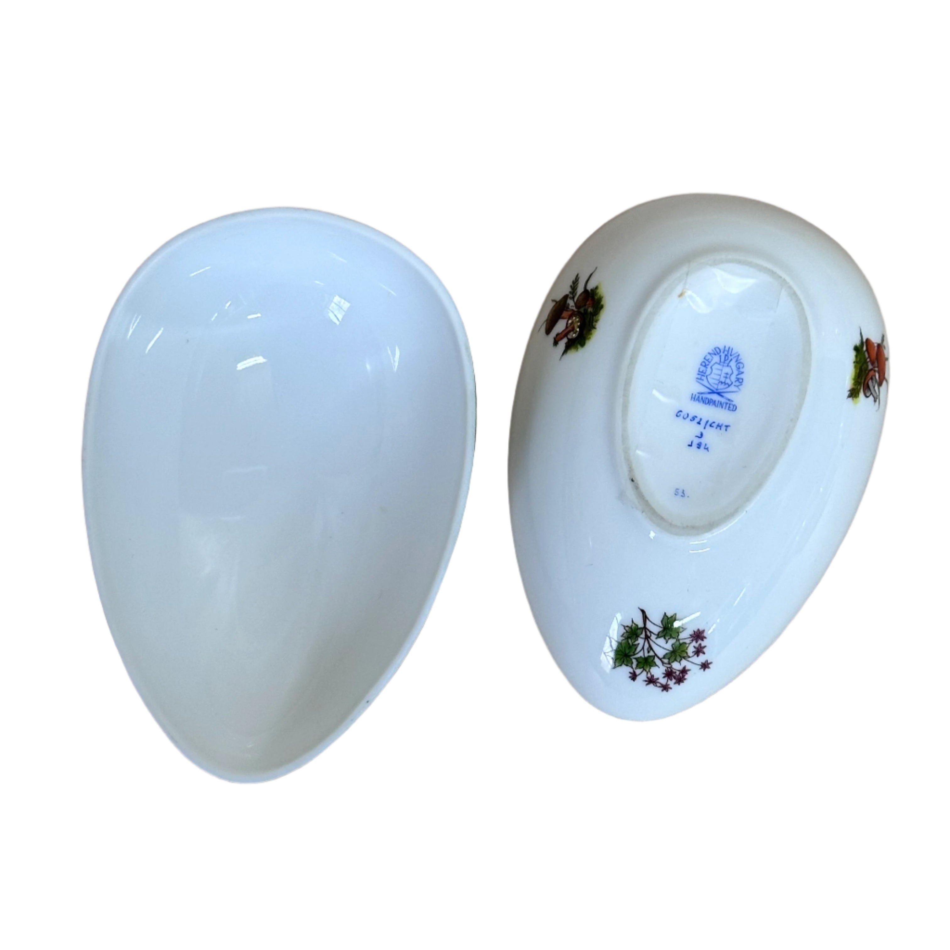 Herend Porcelain Forest Animals Egg Box & Lid 6052/CHT