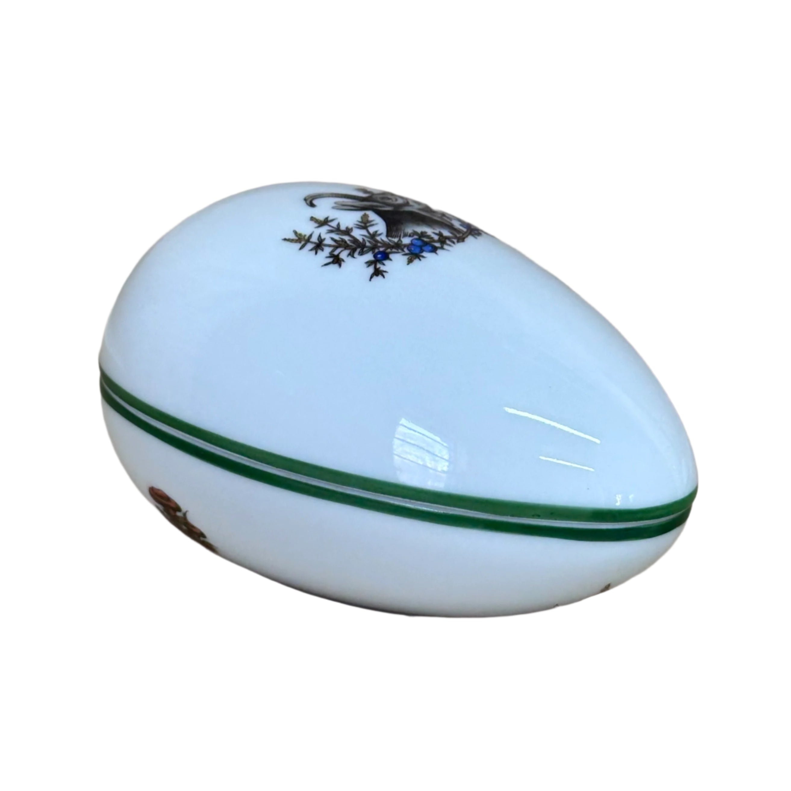 Herend Porcelain Forest Animals Egg Box & Lid 6052/CHT J 94