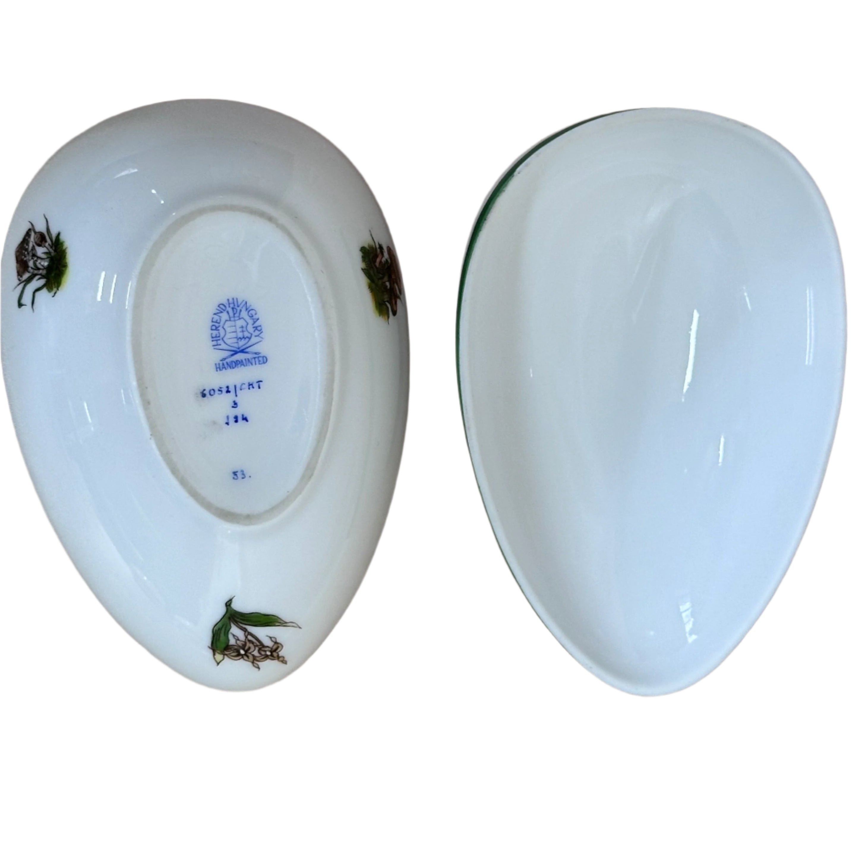 Herend Porcelain Forest Animals Egg Box & Lid 6052/CHT J 94