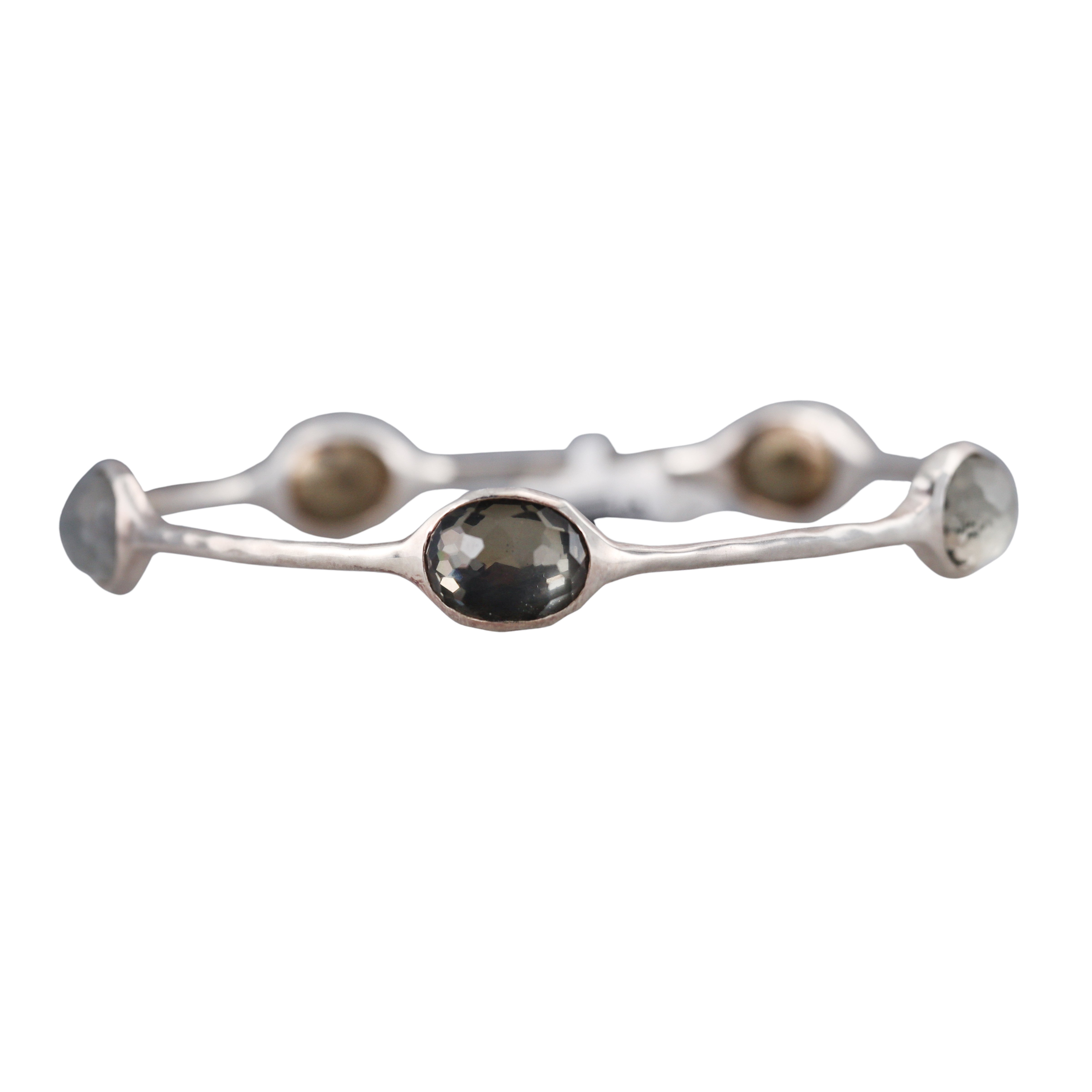 Ippolita Wonderland Sterling Silver Pyrite Bangle Bracelet