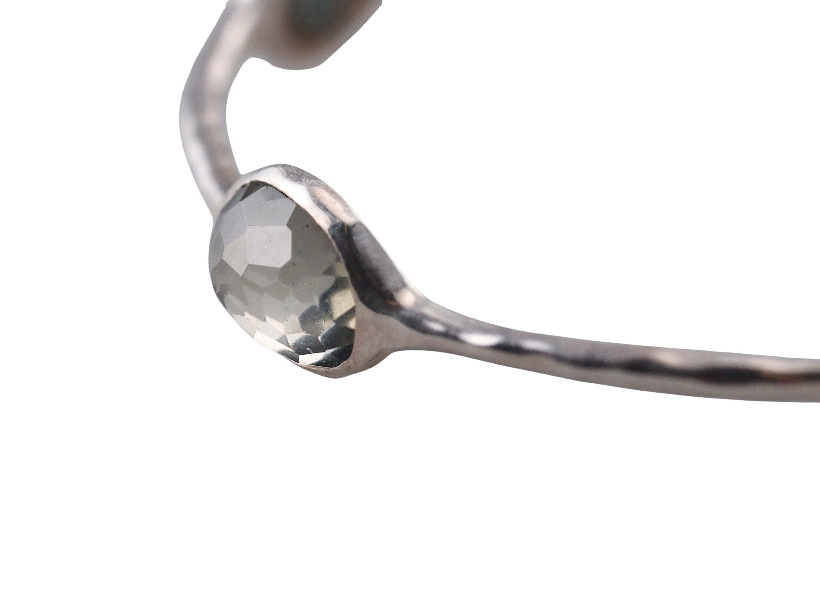 Ippolita Wonderland Sterling Silver Pyrite Bangle Bracelet