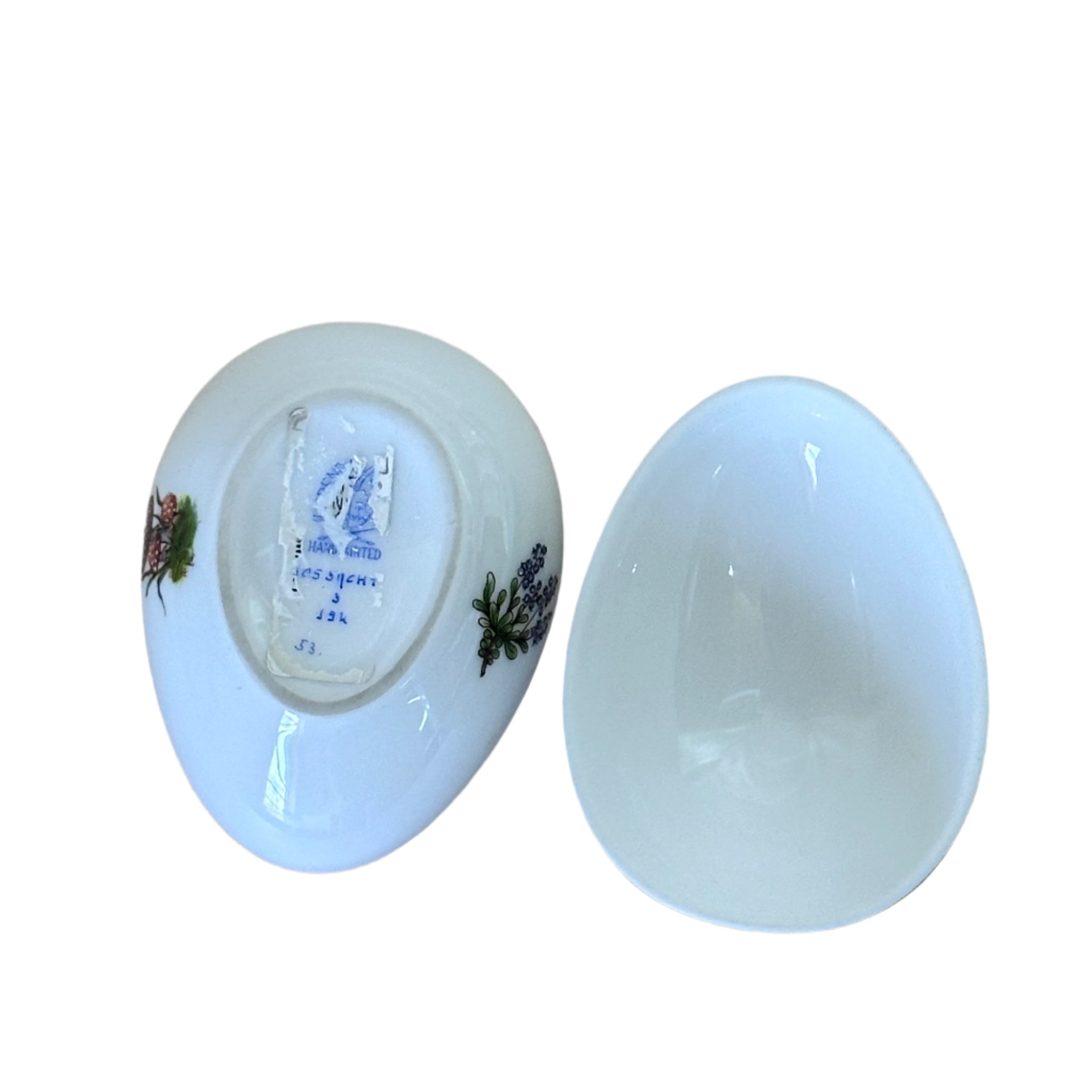 Herend Porcelain Hunter Trophies Egg Small Box & Lid Forest Animals 6053/CHT J 94