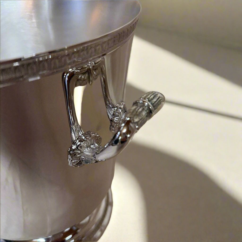 Christofle Silver Plated Malmaison Champagne Cooler Bucket 4240431
