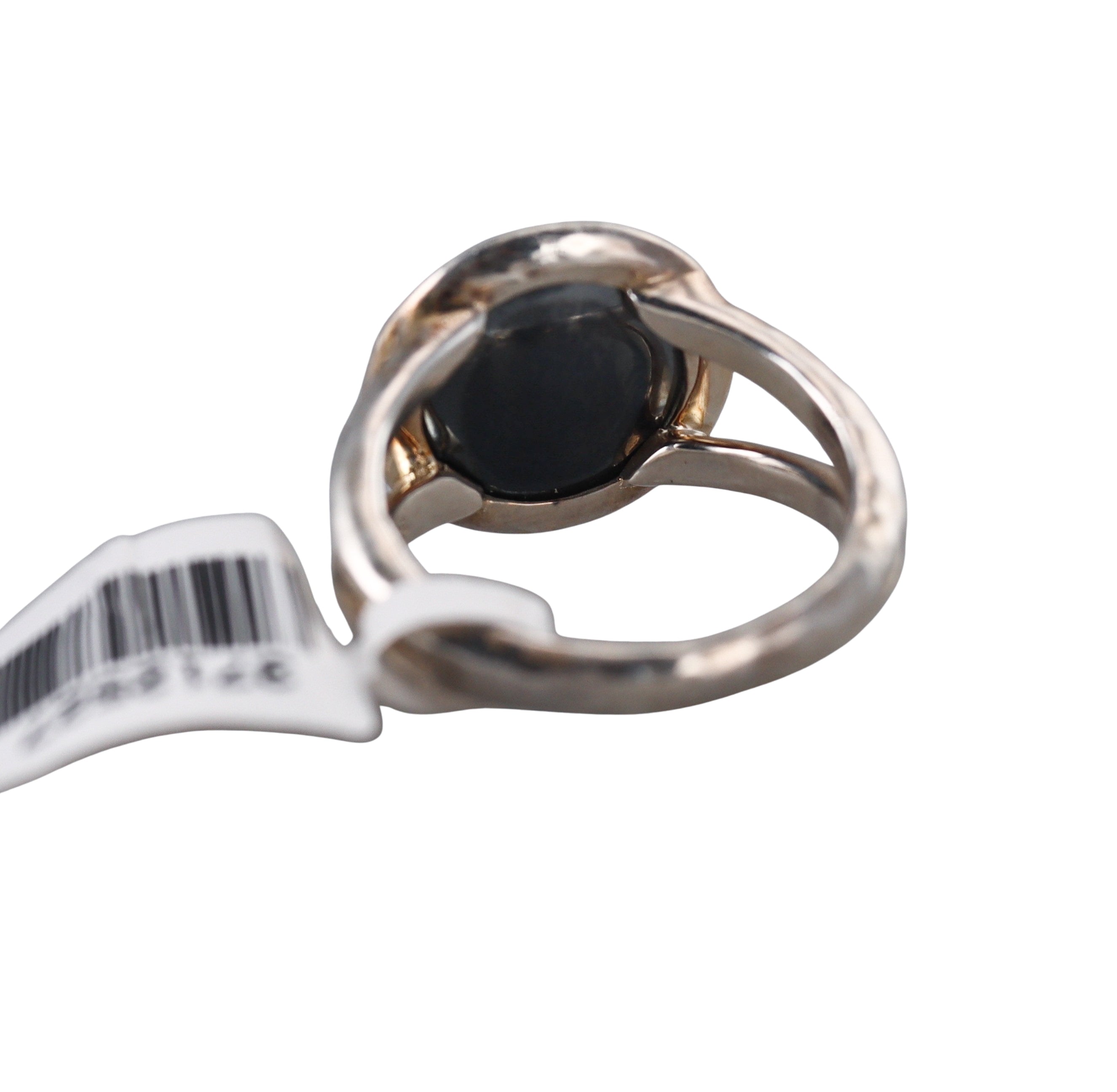 Ippolita Lollipop Sterling Silver Hematite Quartz Diamond Ring