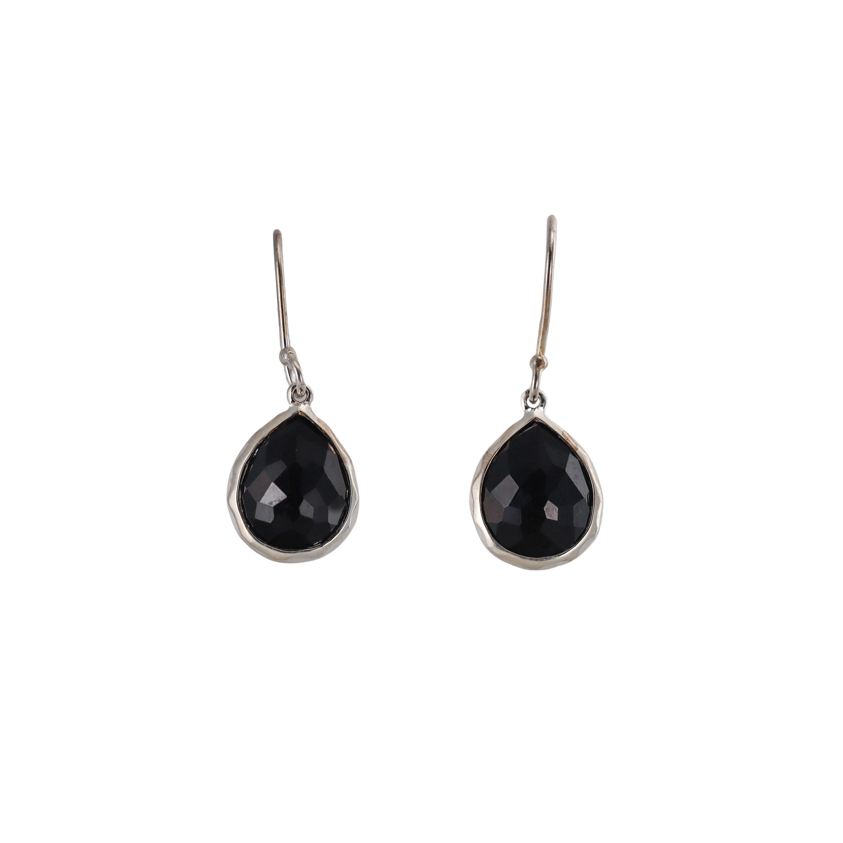 Ippolita Rock Candy Onyx Sterling Silver Teardrop Earrings