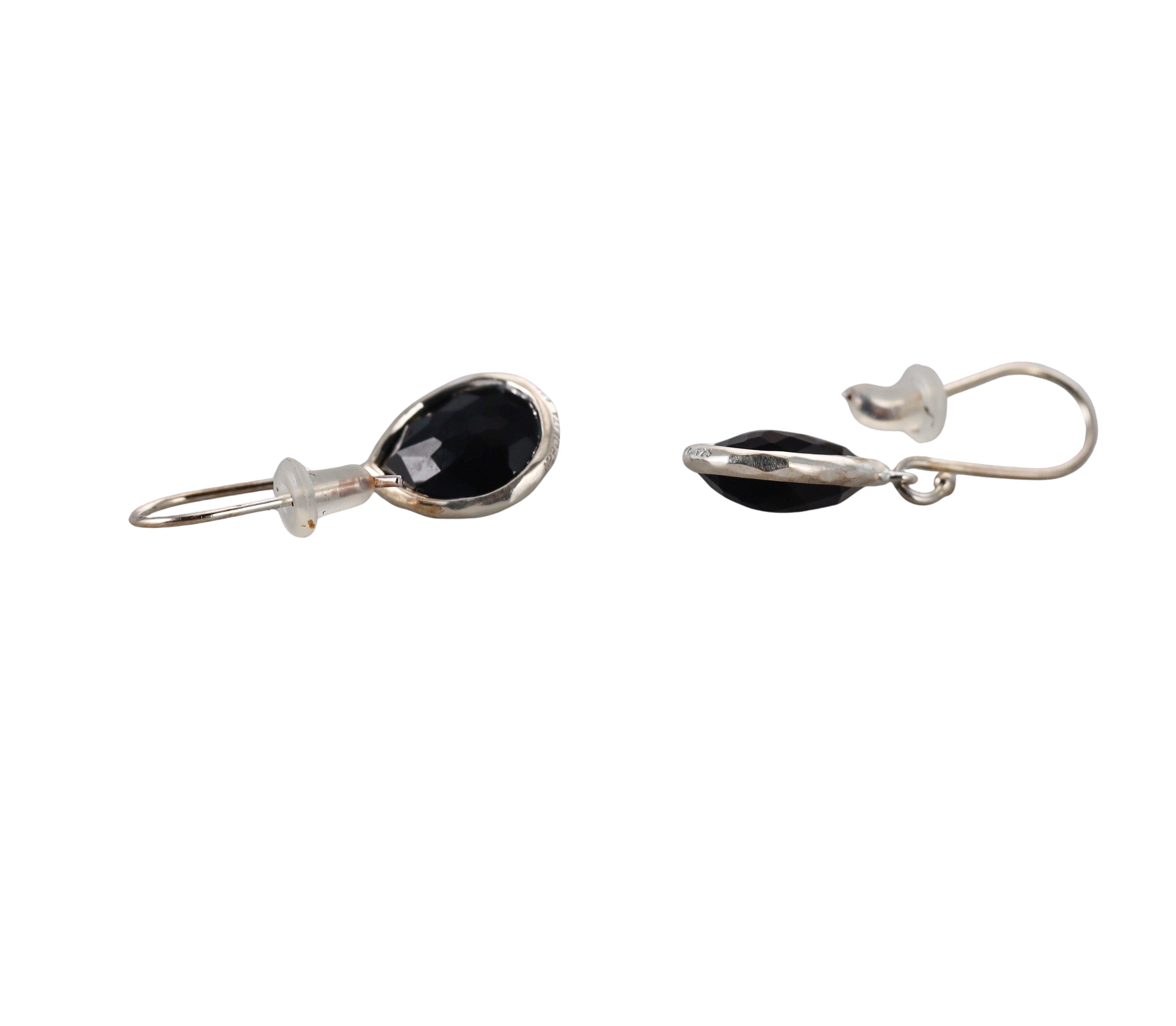 Ippolita Rock Candy Onyx Sterling Silver Teardrop Earrings
