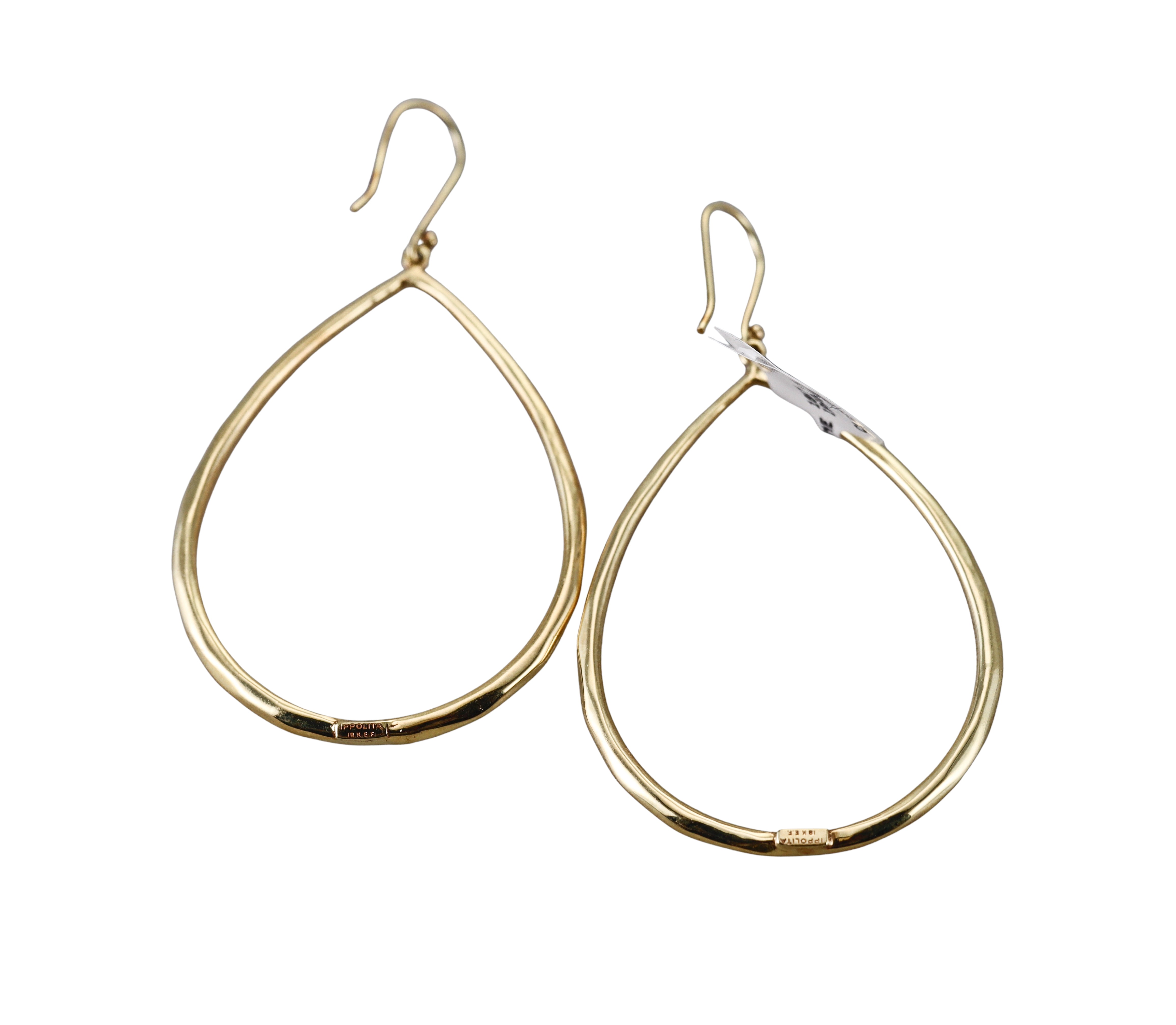 Ippolita Classico 18k Gold Teardrop Earrings