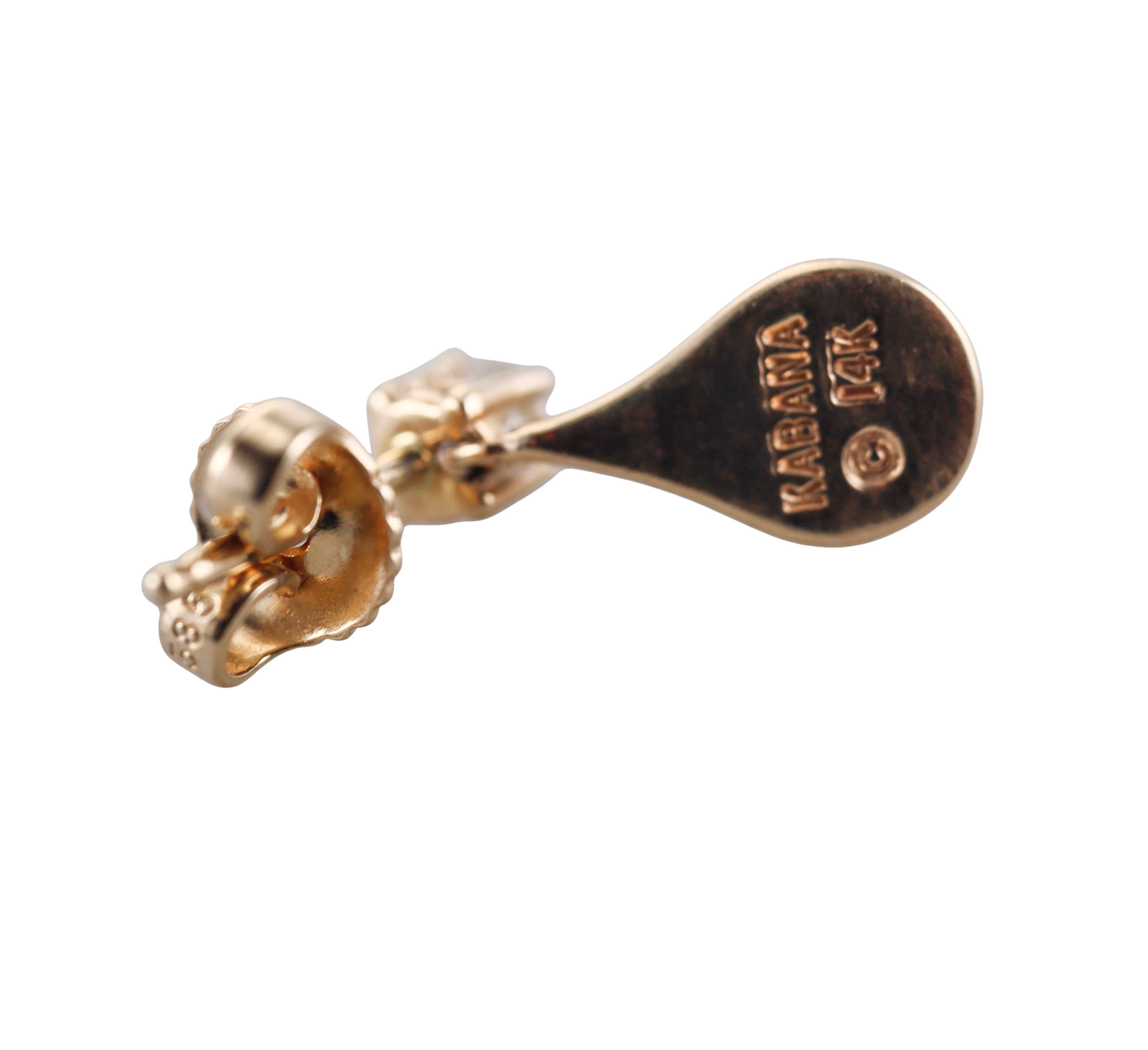 Kabana 14K Yellow Gold Opal Diamond Drop Earrings