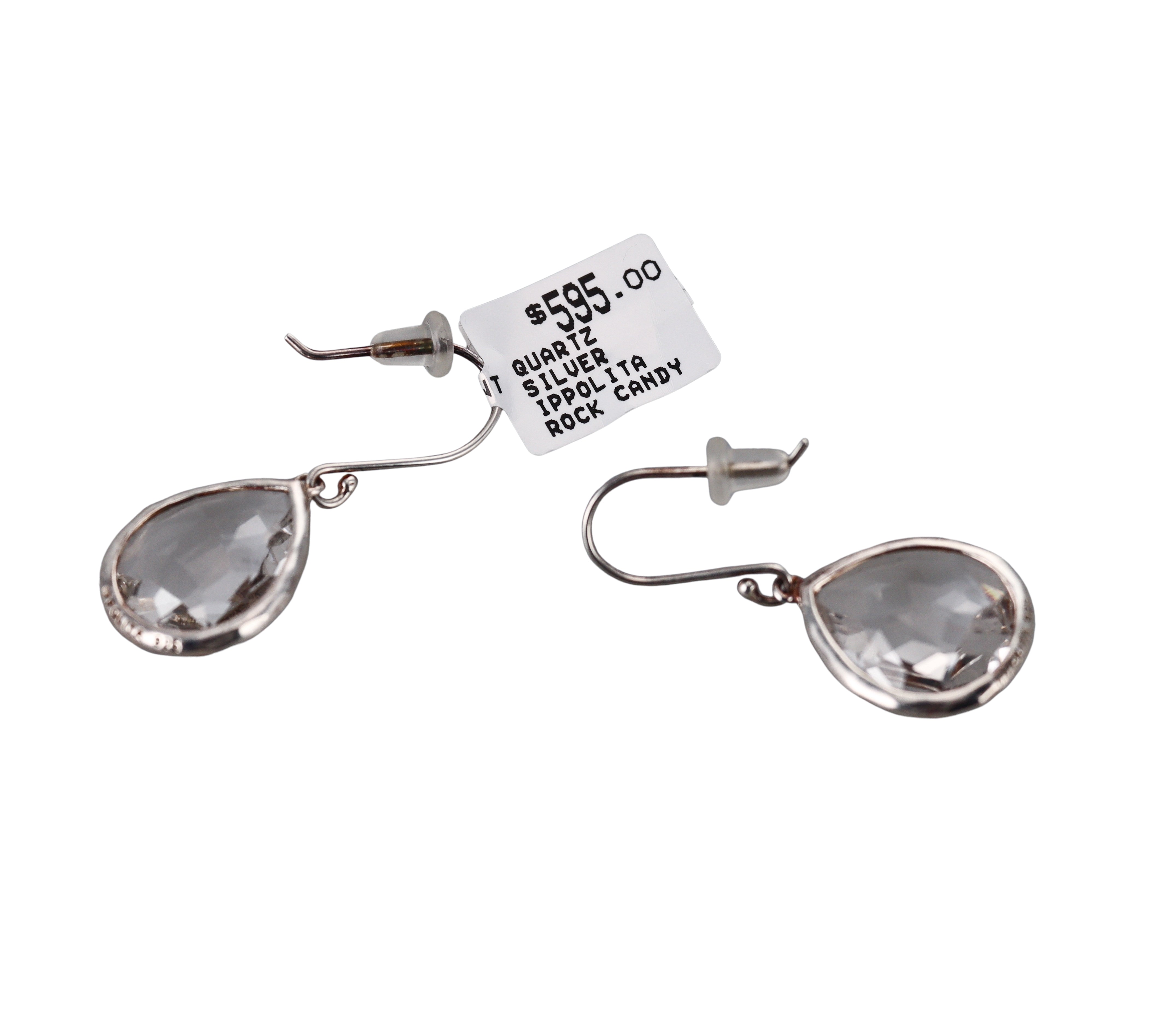 Ippolita Rock Candy Sterling Silver Quartz Teardrop Earrings