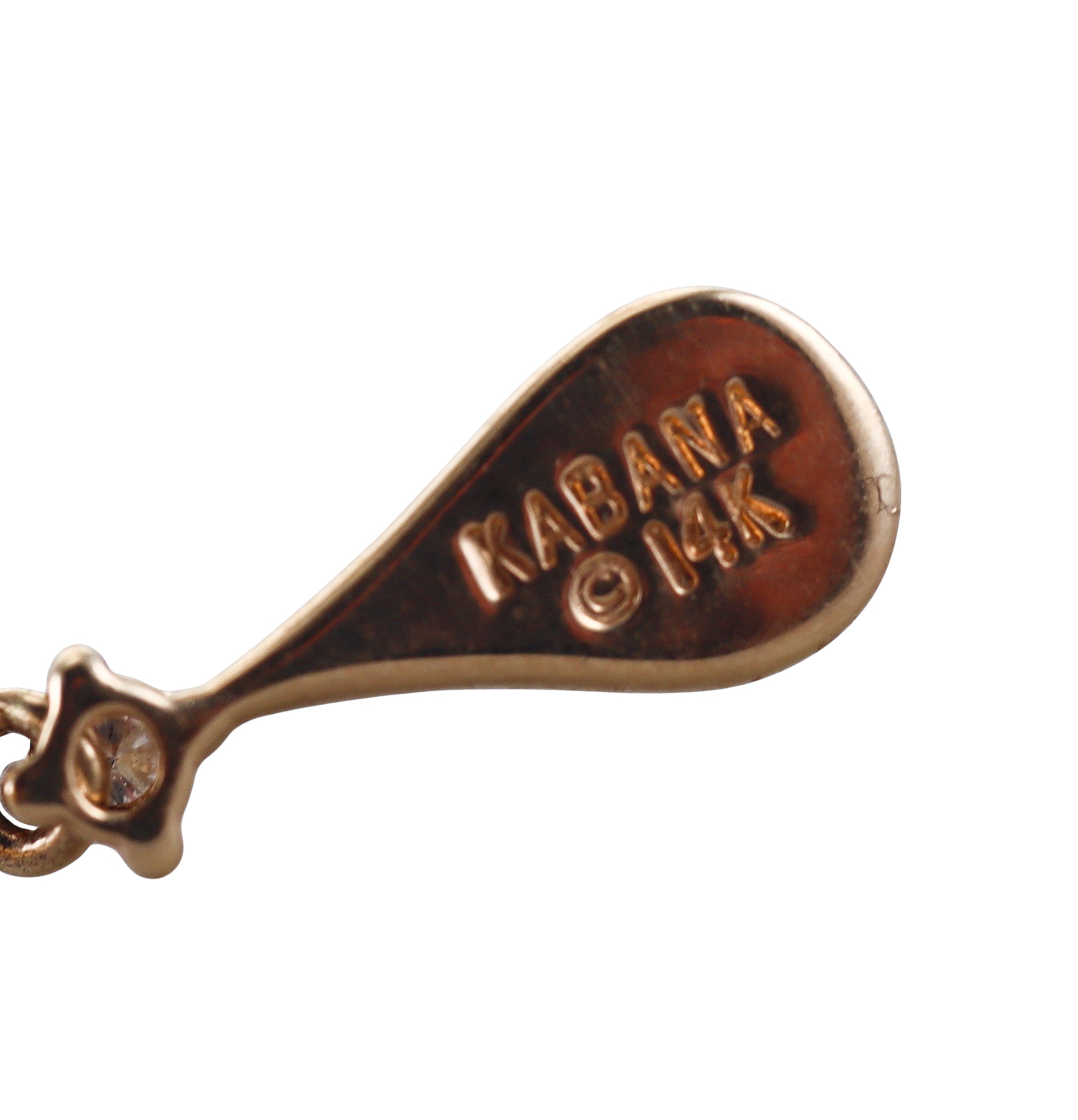 Kabana 14K Yellow Gold Mother of Pearl Diamond Drop Earrings