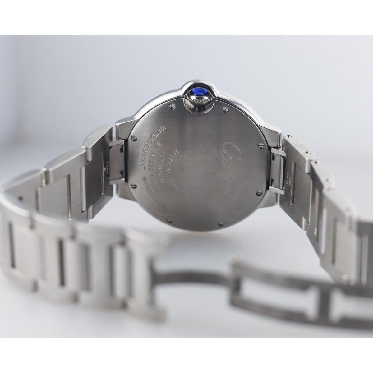 Cartier Ballon Bleu 36mm Automatic Stainless Steel Watch WSBB0048
