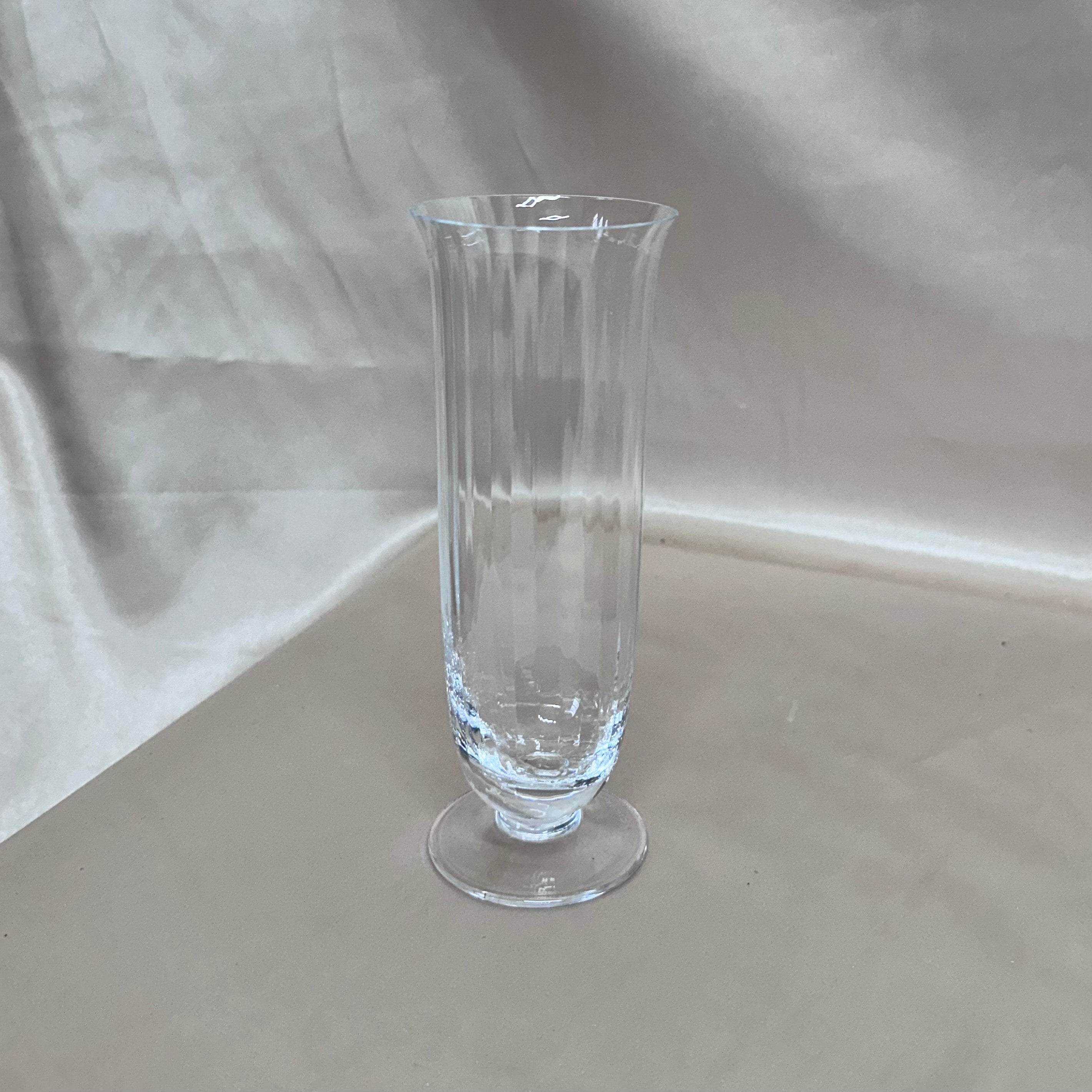 Moretti Murano Champagne Flutes Glass Set of 6